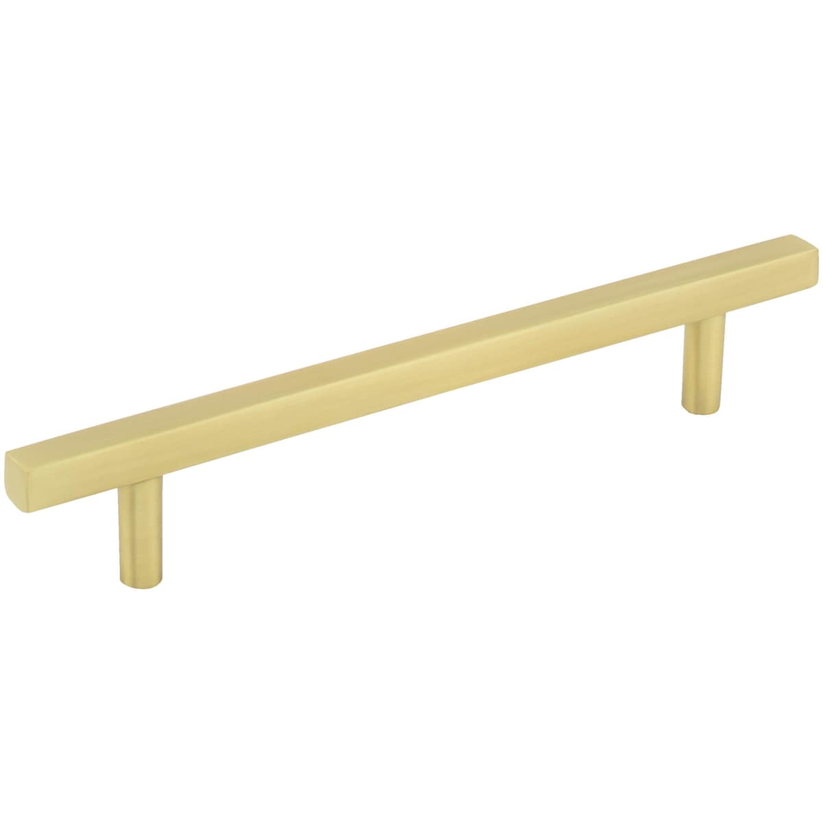 Jeffrey Alexander - 845-128PC - Dominique 5-1/16" (128 mm) Center to Center Square Bar Cabinet Handle / Drawer Pull in Polished Chrome