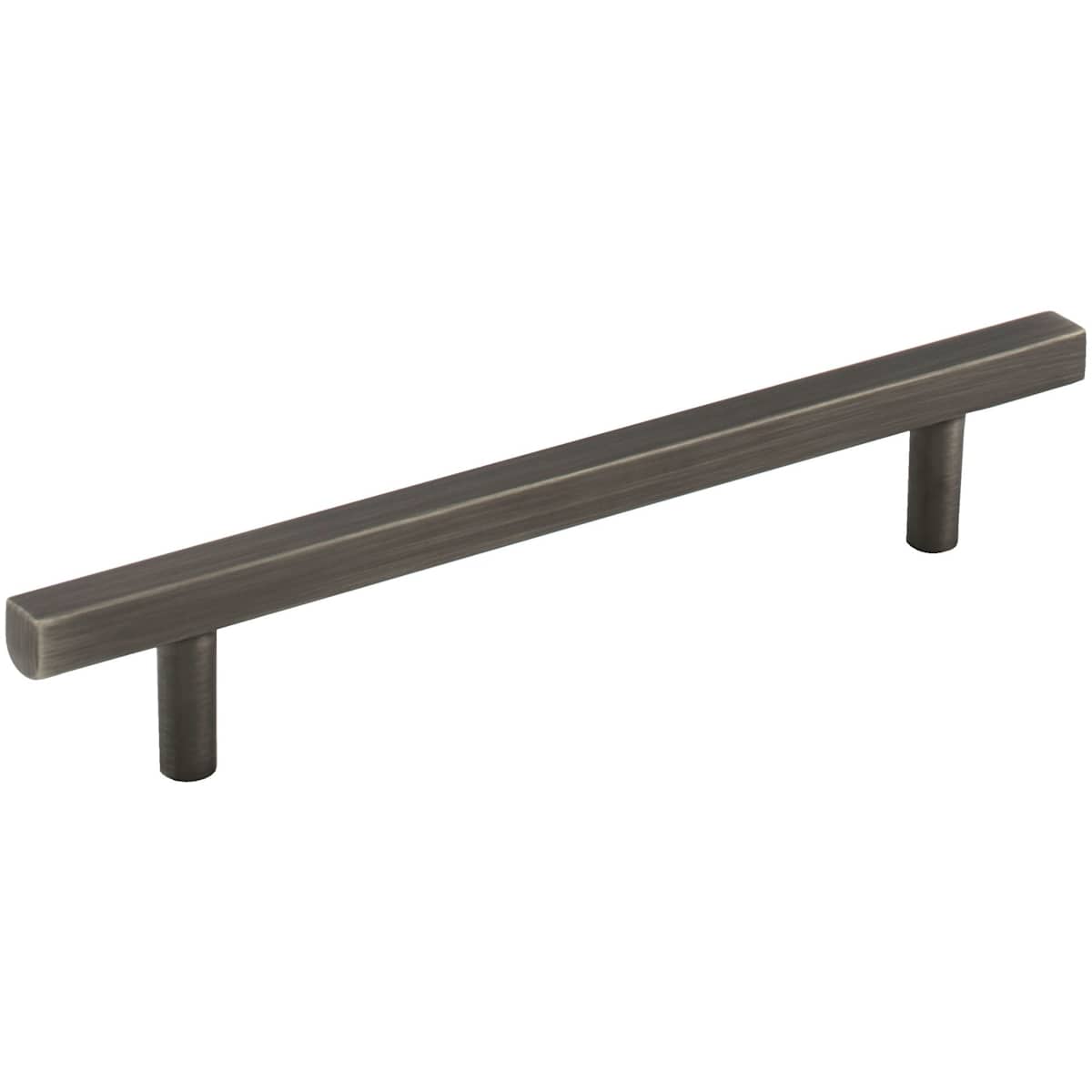 Jeffrey Alexander - 845-128PC - Dominique 5-1/16" (128 mm) Center to Center Square Bar Cabinet Handle / Drawer Pull in Polished Chrome