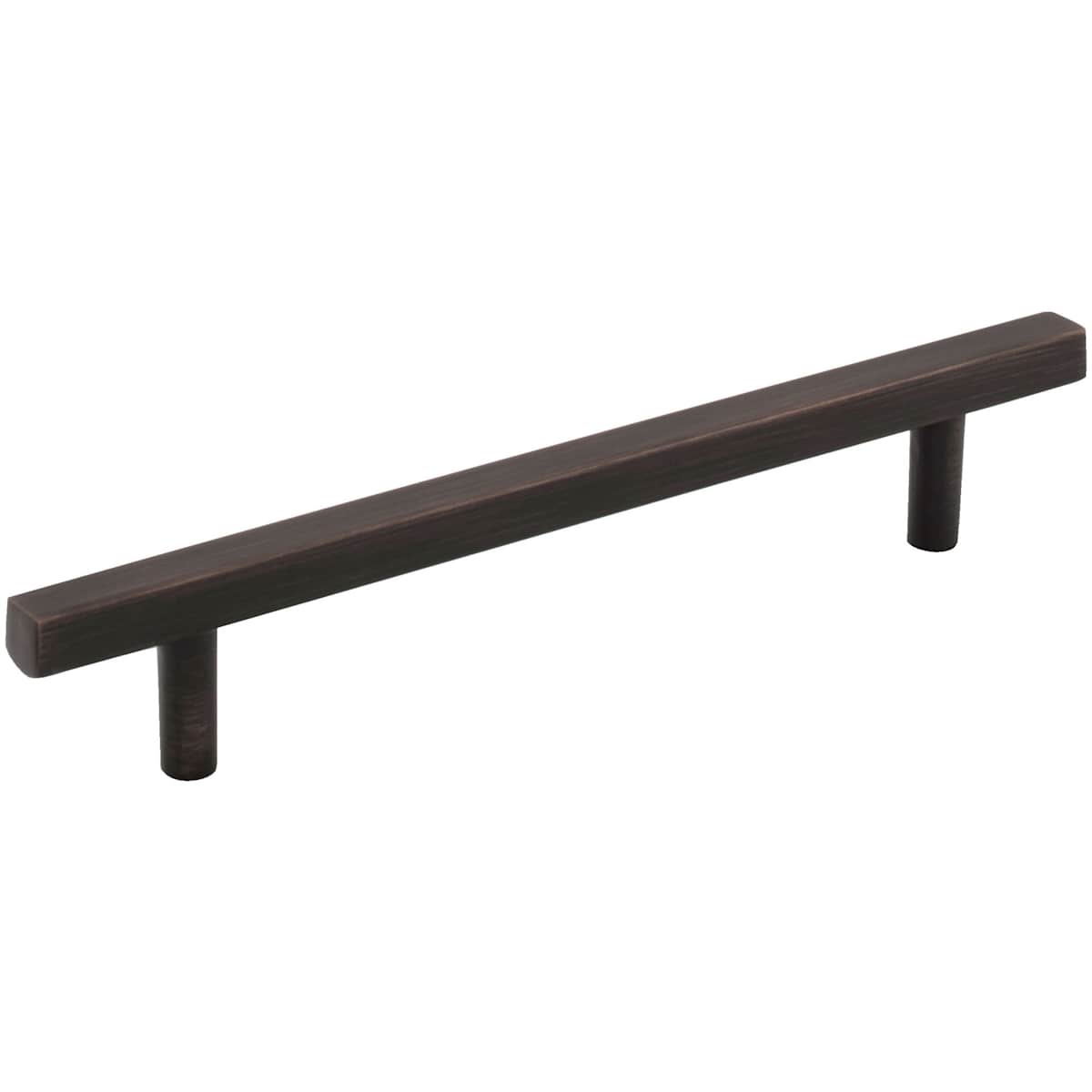 Jeffrey Alexander - 845-128PC - Dominique 5-1/16" (128 mm) Center to Center Square Bar Cabinet Handle / Drawer Pull in Polished Chrome