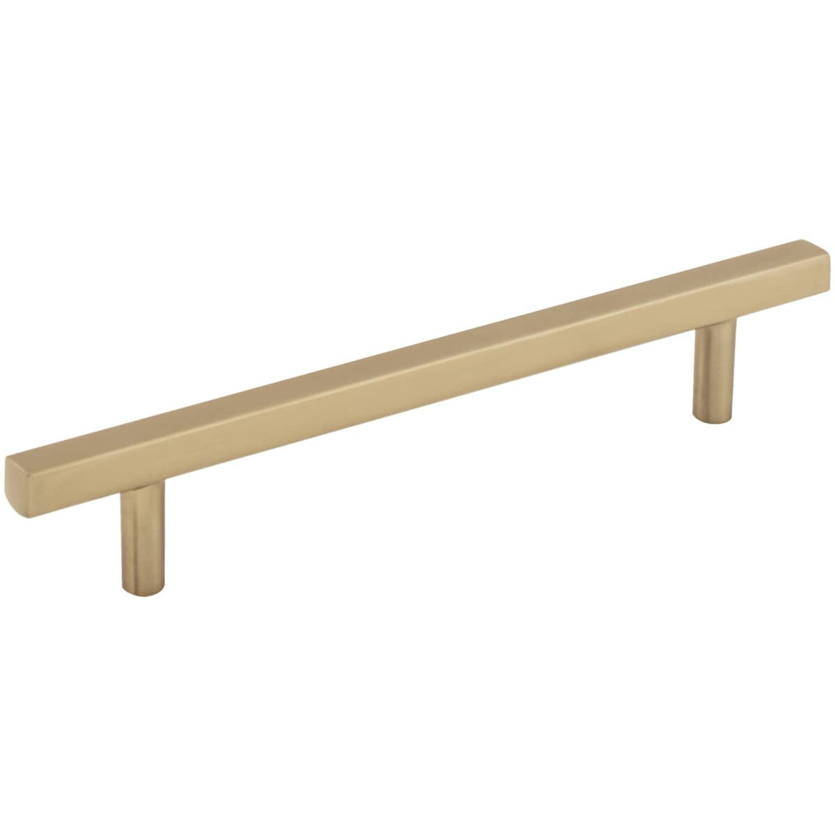 Jeffrey Alexander - 845-128PC - Dominique 5-1/16" (128 mm) Center to Center Square Bar Cabinet Handle / Drawer Pull in Polished Chrome