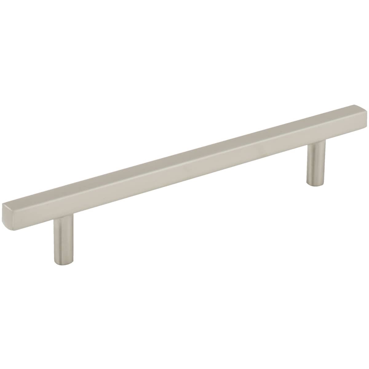 Jeffrey Alexander - 845-128PC - Dominique 5-1/16" (128 mm) Center to Center Square Bar Cabinet Handle / Drawer Pull in Polished Chrome