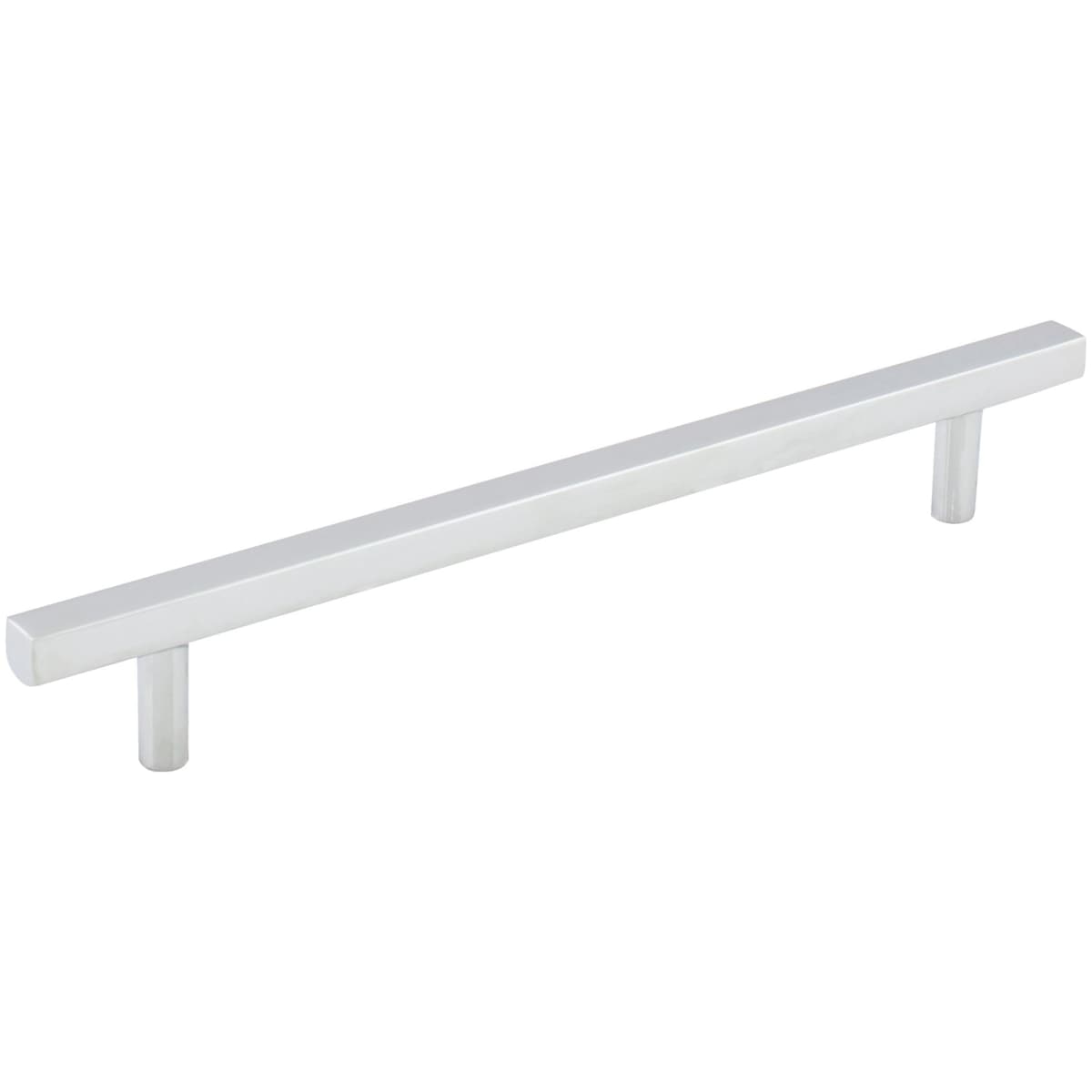 Jeffrey Alexander - 845-160SN - Dominique 6-5/16" (160 mm) Center to Center Square Bar Cabinet Handle / Drawer Pull in Satin Nickel