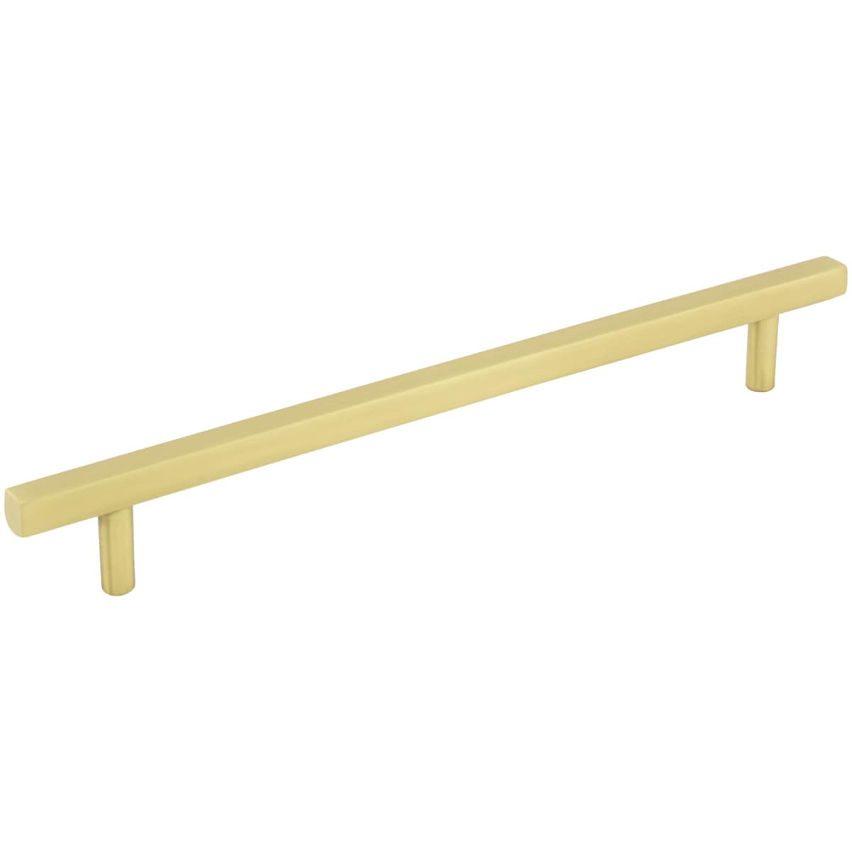 Jeffrey Alexander - 845-192DBAC - Dominique 7-9/16" (192 mm) Center to Center Square Bar Cabinet Handle / Drawer Pull in Brushed Oil Rubbed Bronze