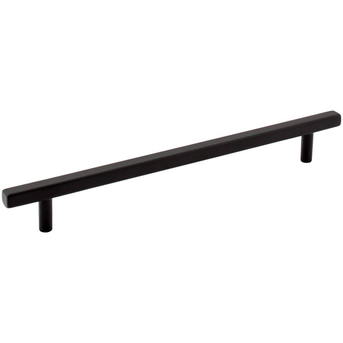 Jeffrey Alexander - 845-192DBAC - Dominique 7-9/16" (192 mm) Center to Center Square Bar Cabinet Handle / Drawer Pull in Brushed Oil Rubbed Bronze