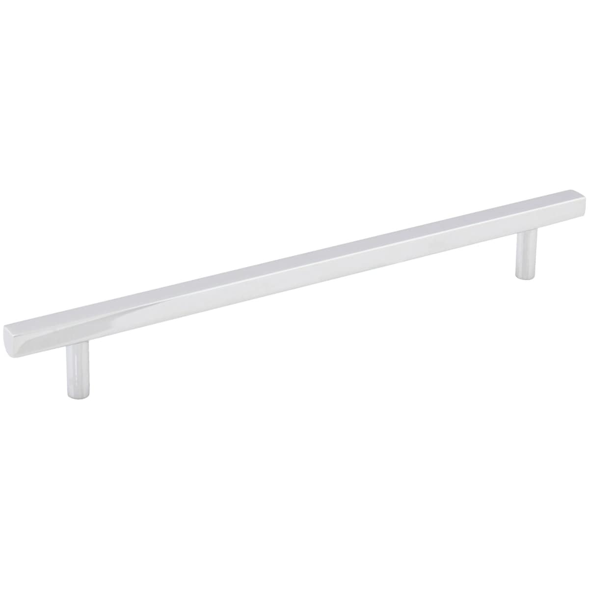 Jeffrey Alexander - 845-192DBAC - Dominique 7-9/16" (192 mm) Center to Center Square Bar Cabinet Handle / Drawer Pull in Brushed Oil Rubbed Bronze