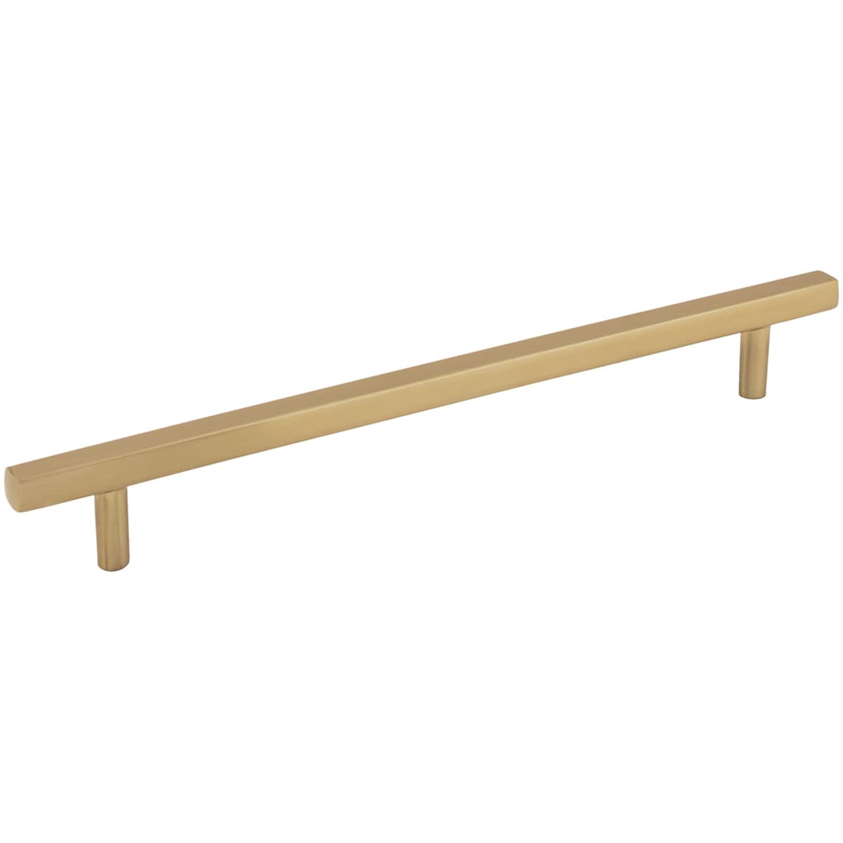 Jeffrey Alexander - 845-192DBAC - Dominique 7-9/16" (192 mm) Center to Center Square Bar Cabinet Handle / Drawer Pull in Brushed Oil Rubbed Bronze