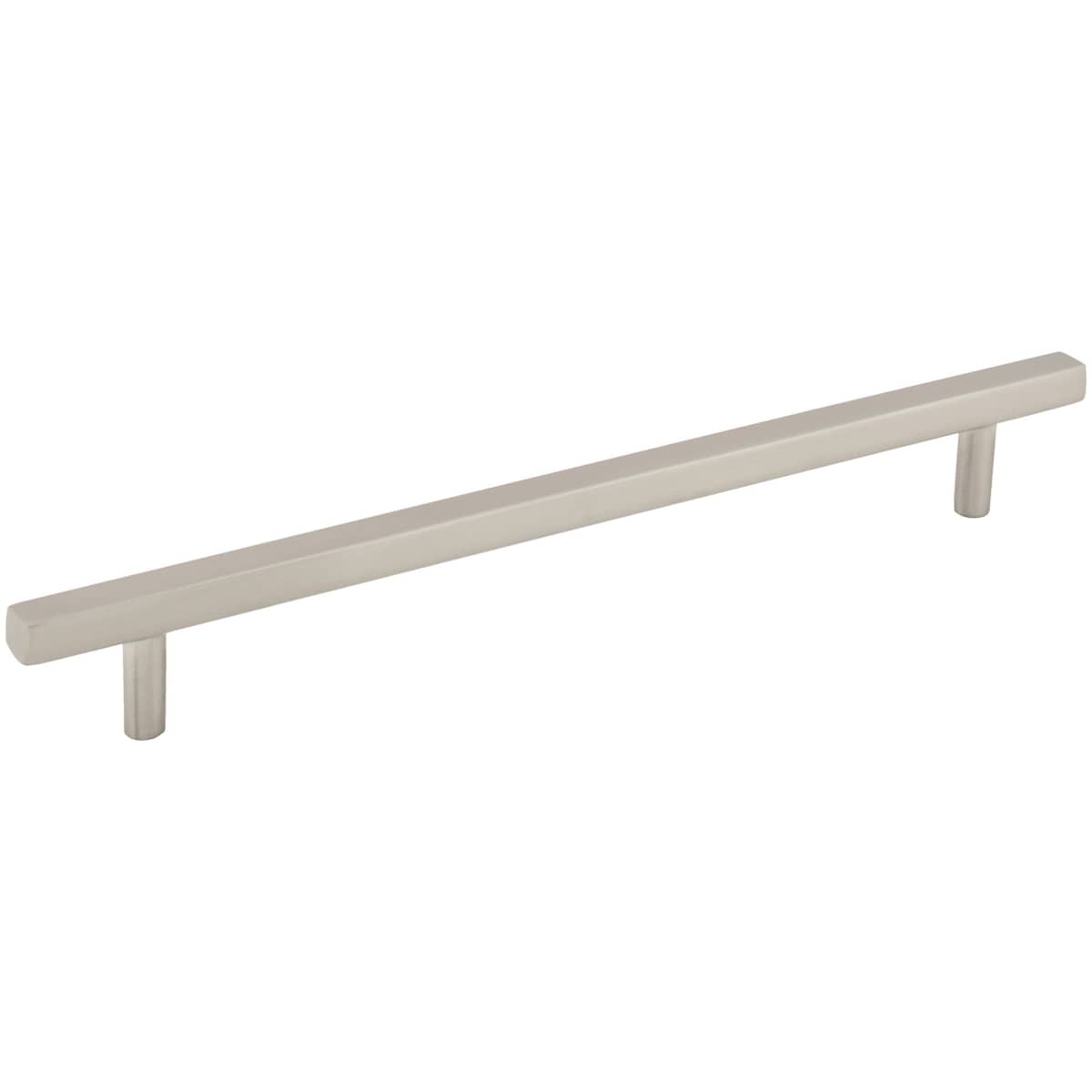Jeffrey Alexander - 845-192DBAC - Dominique 7-9/16" (192 mm) Center to Center Square Bar Cabinet Handle / Drawer Pull in Brushed Oil Rubbed Bronze