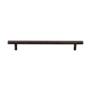 Jeffrey Alexander - 845-192DBAC - Dominique 7-9/16" (192 mm) Center to Center Square Bar Cabinet Handle / Drawer Pull in Brushed Oil Rubbed Bronze