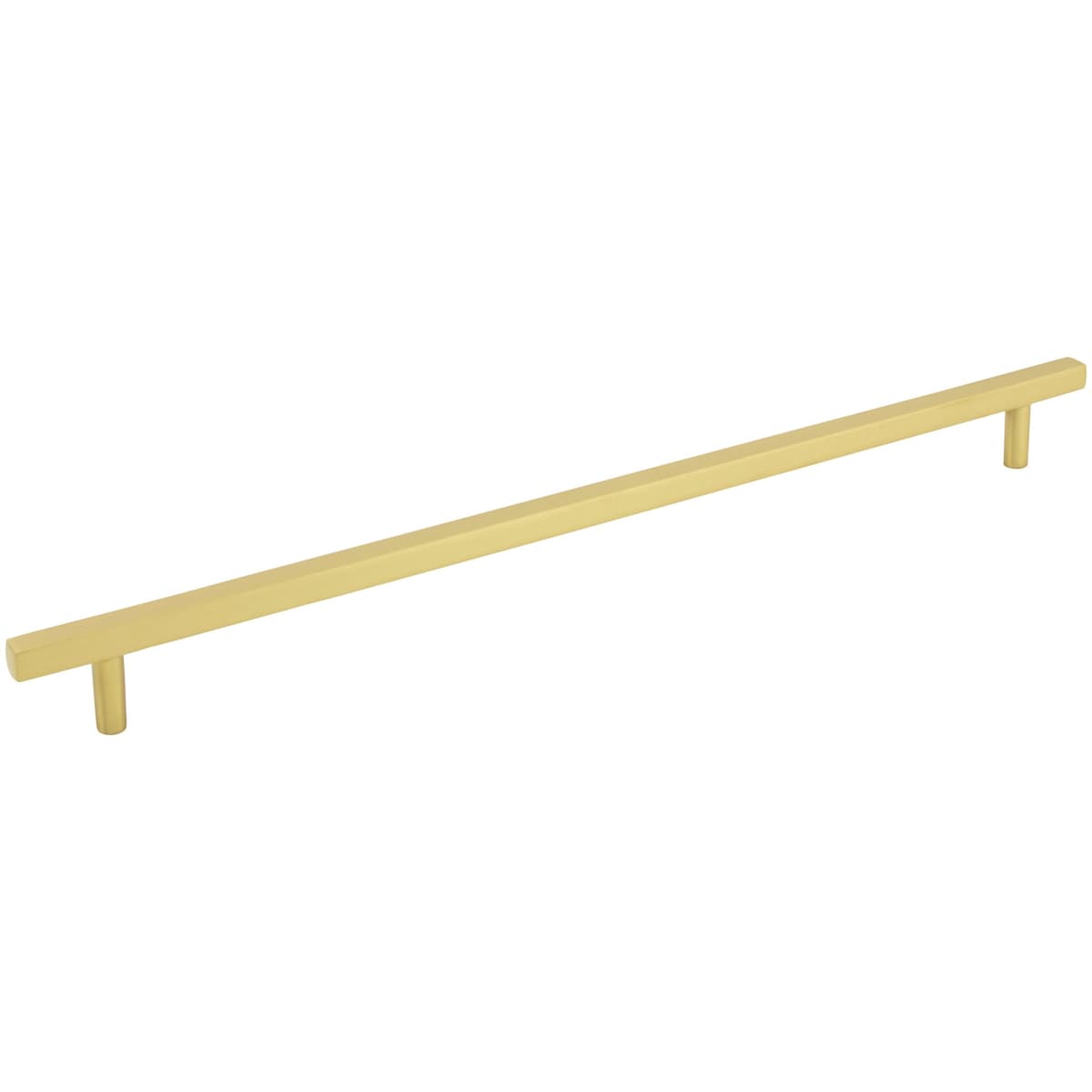 Jeffrey Alexander - 845-305MB - Dominique 12" (305 mm) Center to Center Square Bar Large Cabinet Handle / Drawer Pull in Matte Black