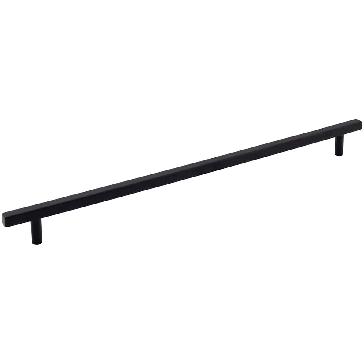 Jeffrey Alexander - 845-305MB - Dominique 12" (305 mm) Center to Center Square Bar Large Cabinet Handle / Drawer Pull in Matte Black