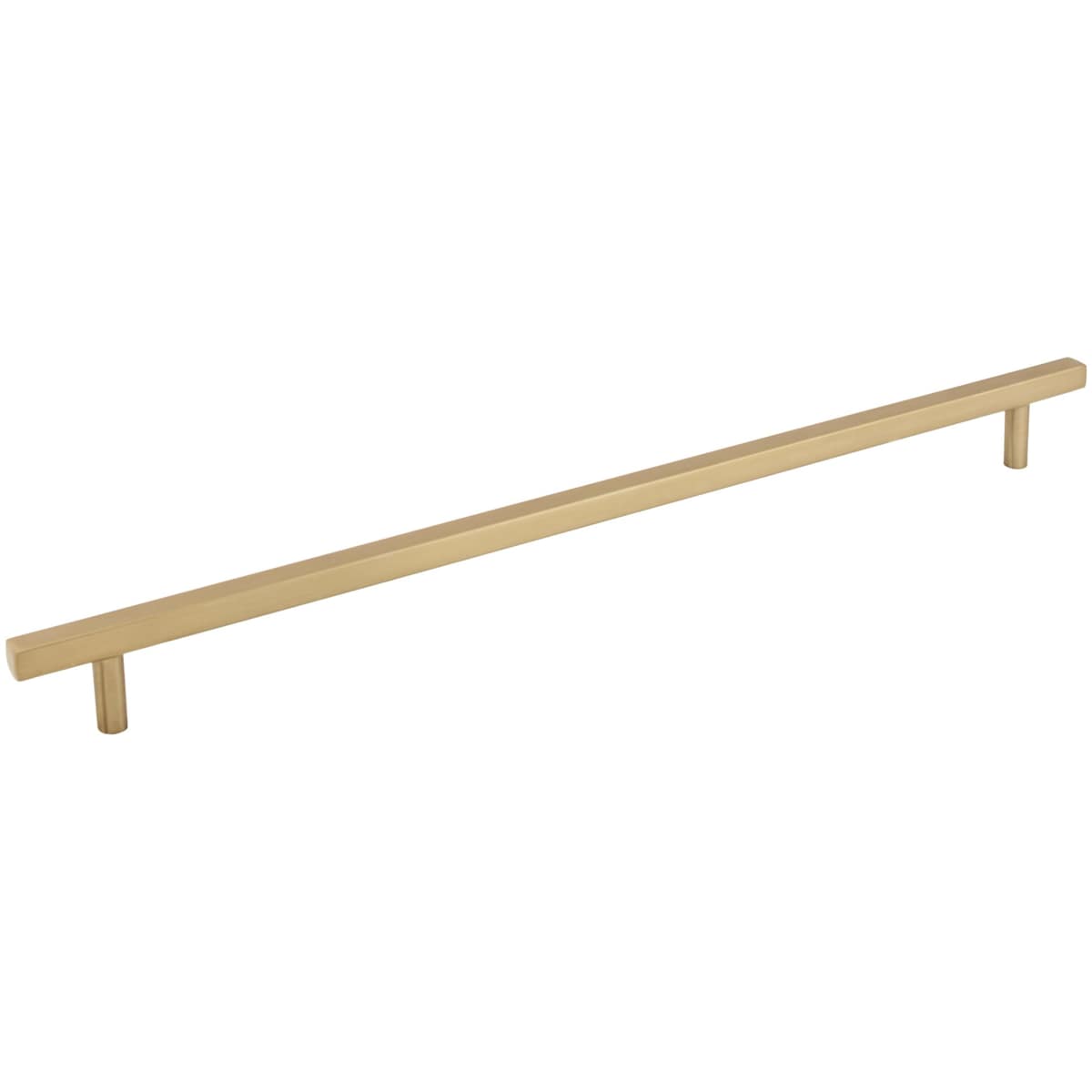 Jeffrey Alexander - 845-305MB - Dominique 12" (305 mm) Center to Center Square Bar Large Cabinet Handle / Drawer Pull in Matte Black
