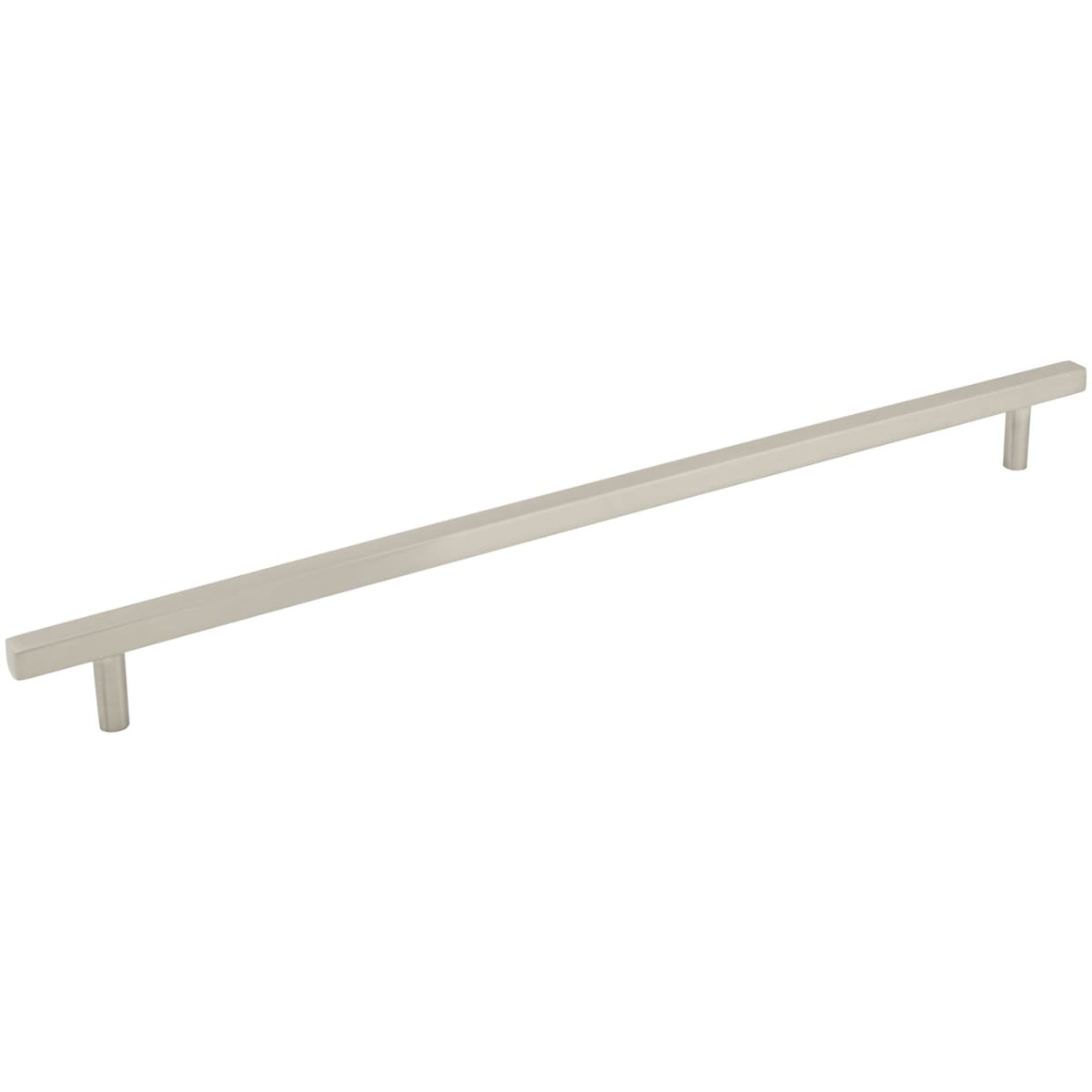 Jeffrey Alexander - 845-305MB - Dominique 12" (305 mm) Center to Center Square Bar Large Cabinet Handle / Drawer Pull in Matte Black