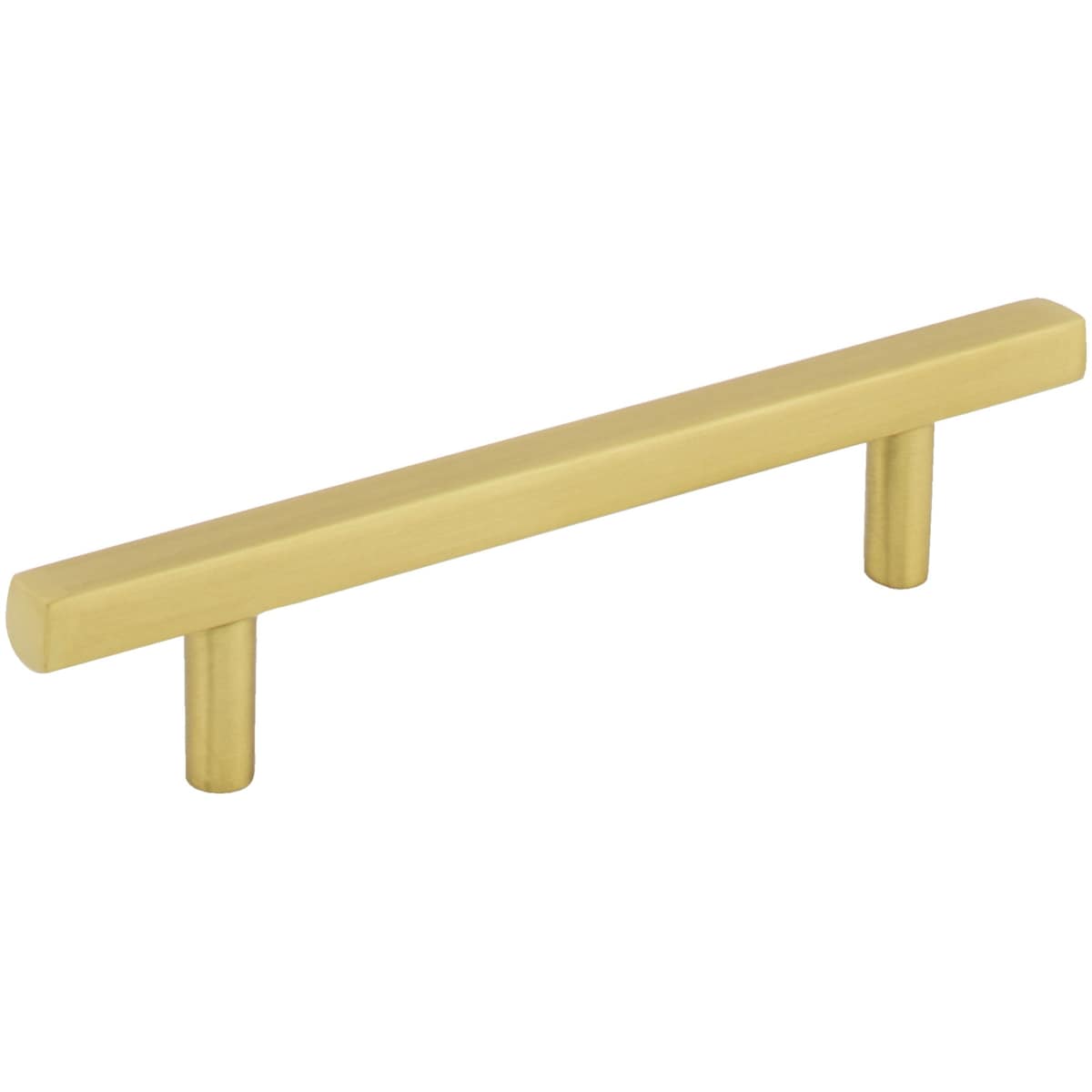 Jeffrey Alexander - 845-96SBZ - Dominique 3-3/4" (96 mm) Center to Center Square Bar Cabinet Handle / Drawer Pull in Satin Bronze