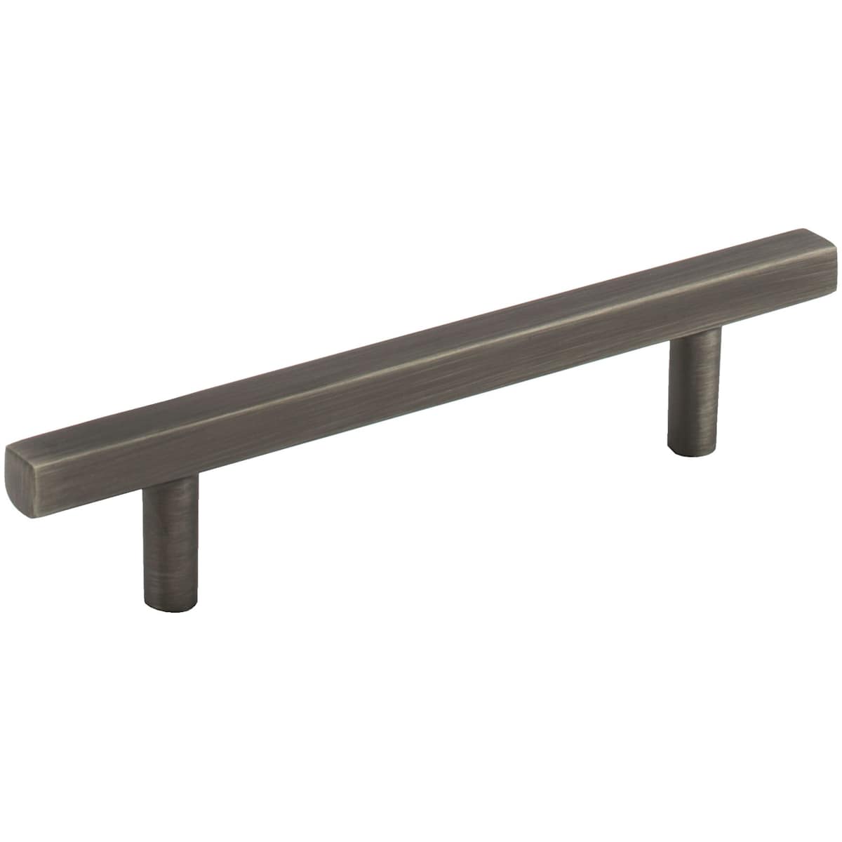 Jeffrey Alexander - 845-96SBZ - Dominique 3-3/4" (96 mm) Center to Center Square Bar Cabinet Handle / Drawer Pull in Satin Bronze