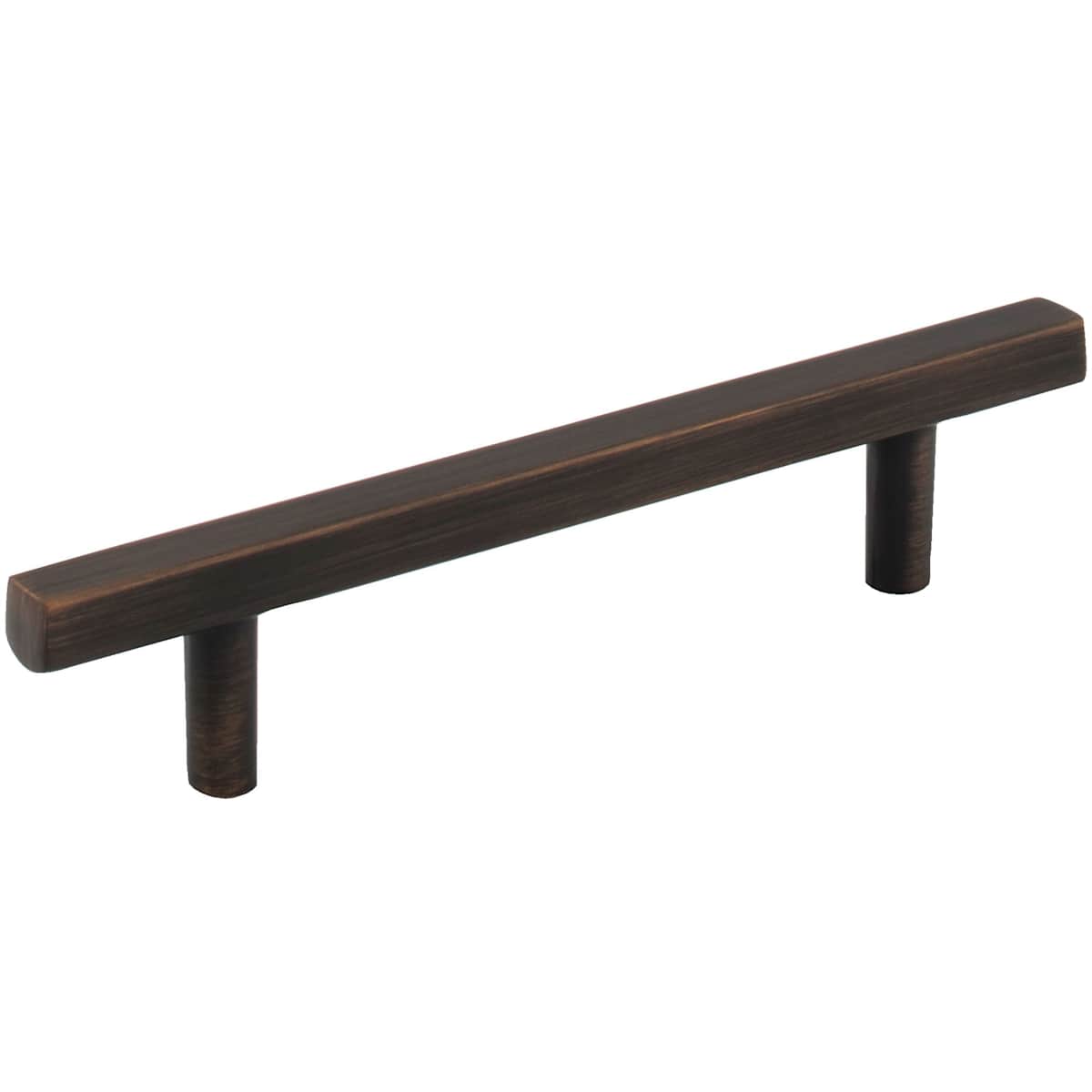 Jeffrey Alexander - 845-96SBZ - Dominique 3-3/4" (96 mm) Center to Center Square Bar Cabinet Handle / Drawer Pull in Satin Bronze