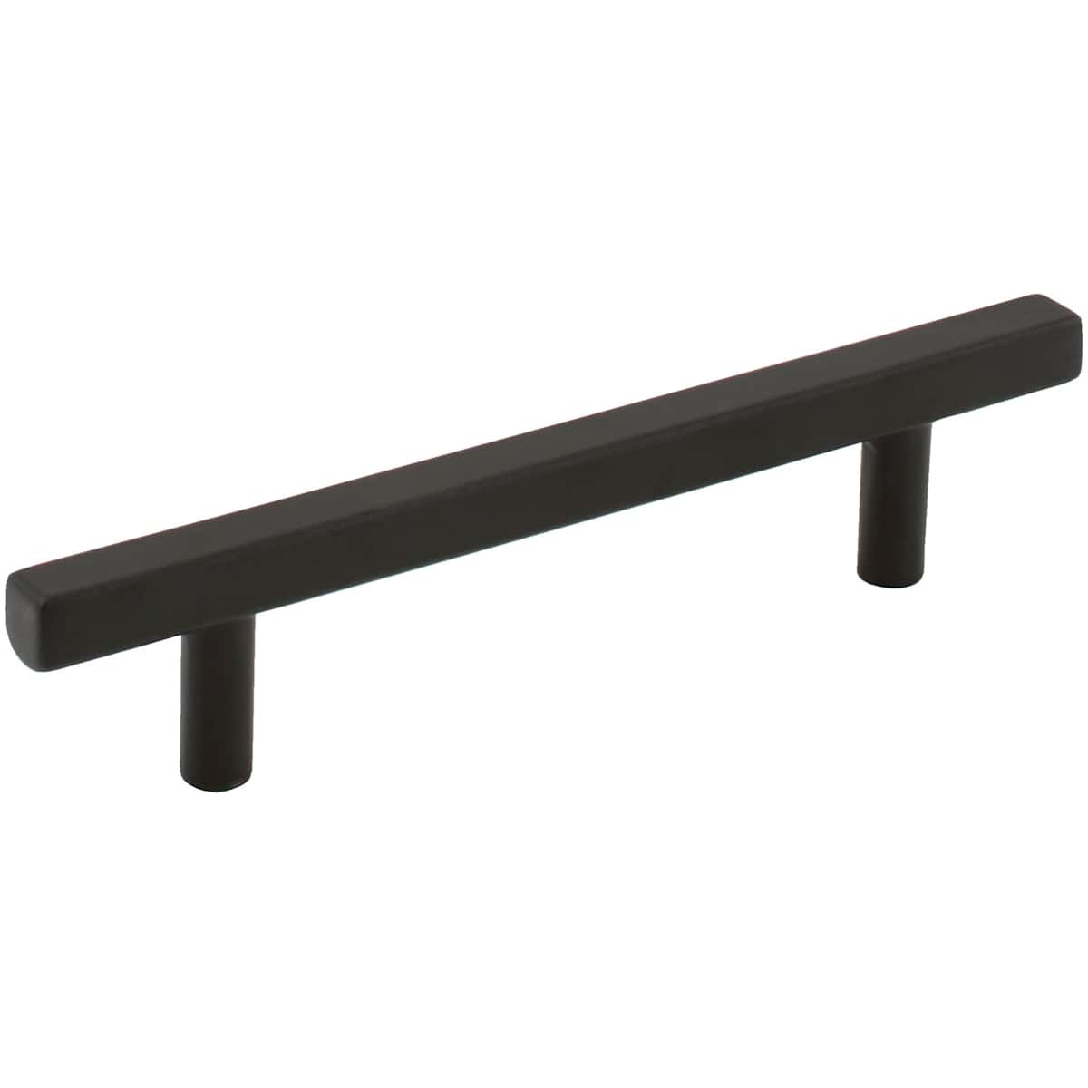 Jeffrey Alexander - 845-96SBZ - Dominique 3-3/4" (96 mm) Center to Center Square Bar Cabinet Handle / Drawer Pull in Satin Bronze