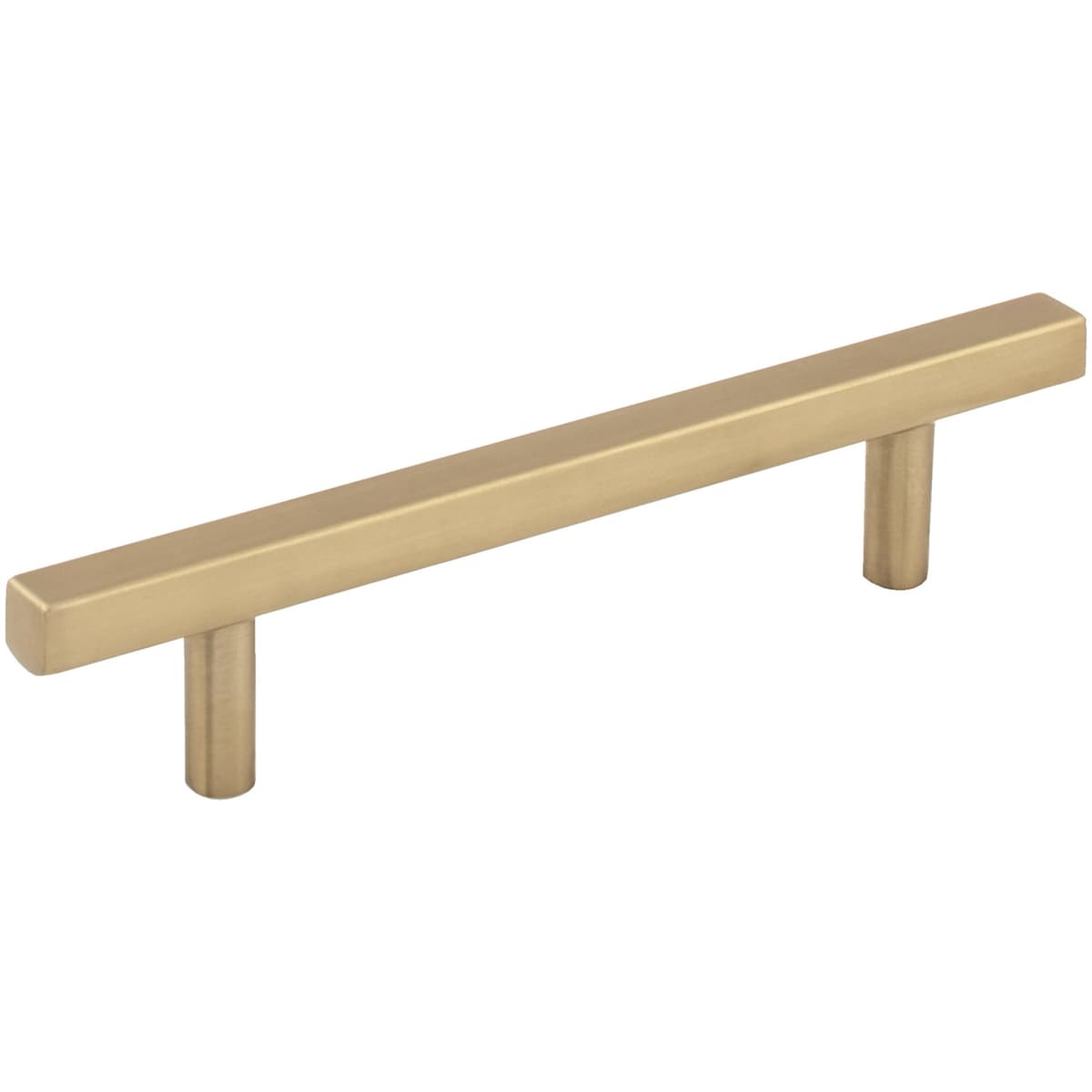 Jeffrey Alexander - 845-96SBZ - Dominique 3-3/4" (96 mm) Center to Center Square Bar Cabinet Handle / Drawer Pull in Satin Bronze
