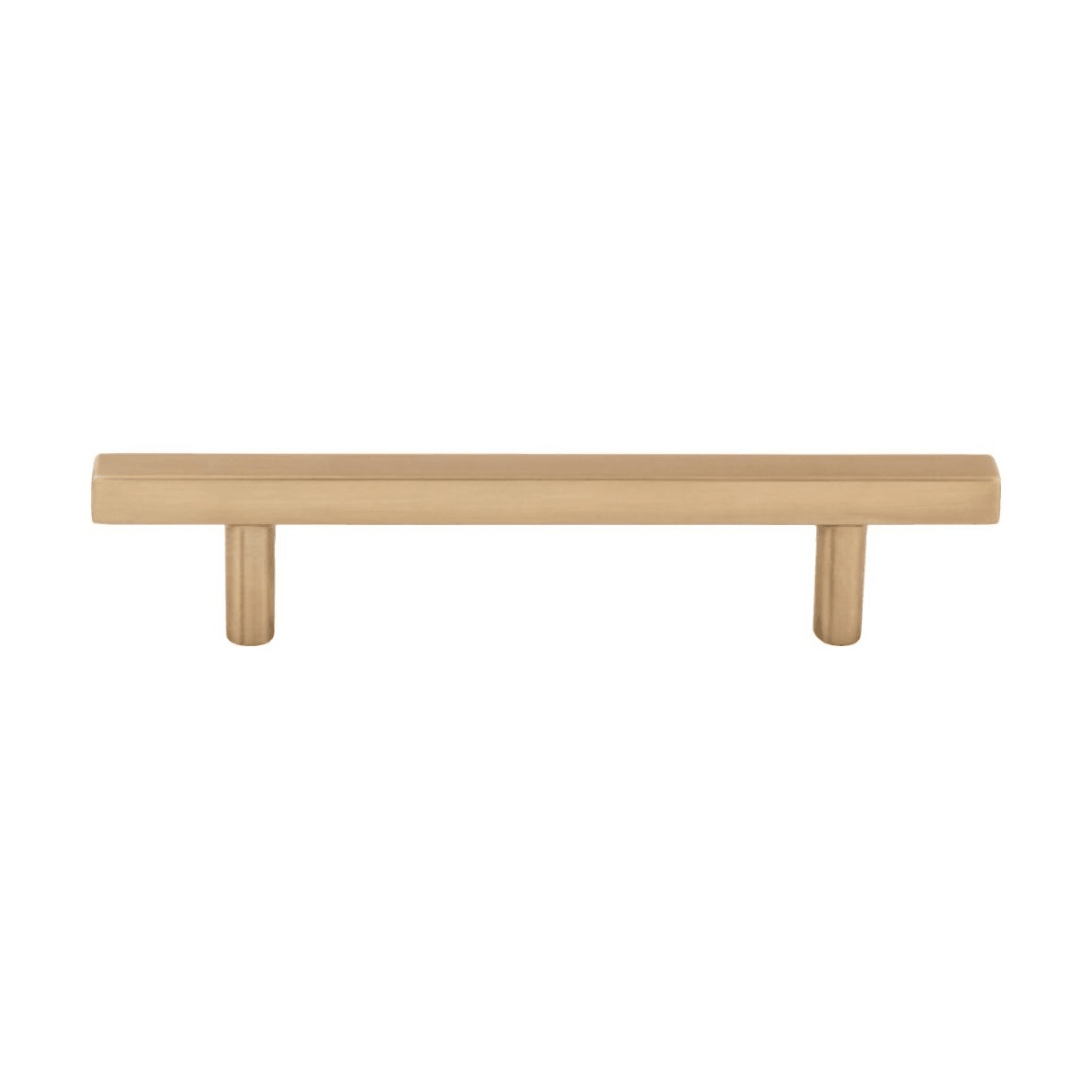 Jeffrey Alexander - 845-96SBZ - Dominique 3-3/4" (96 mm) Center to Center Square Bar Cabinet Handle / Drawer Pull in Satin Bronze