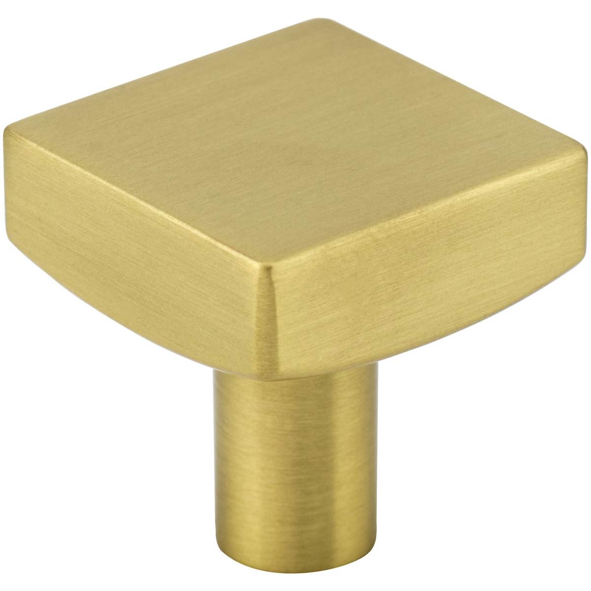Jeffrey Alexander - 845BNBDL - Dominique 1-1/8" Thick Square Cabinet Knob / Drawer Knob in Brushed Pewter