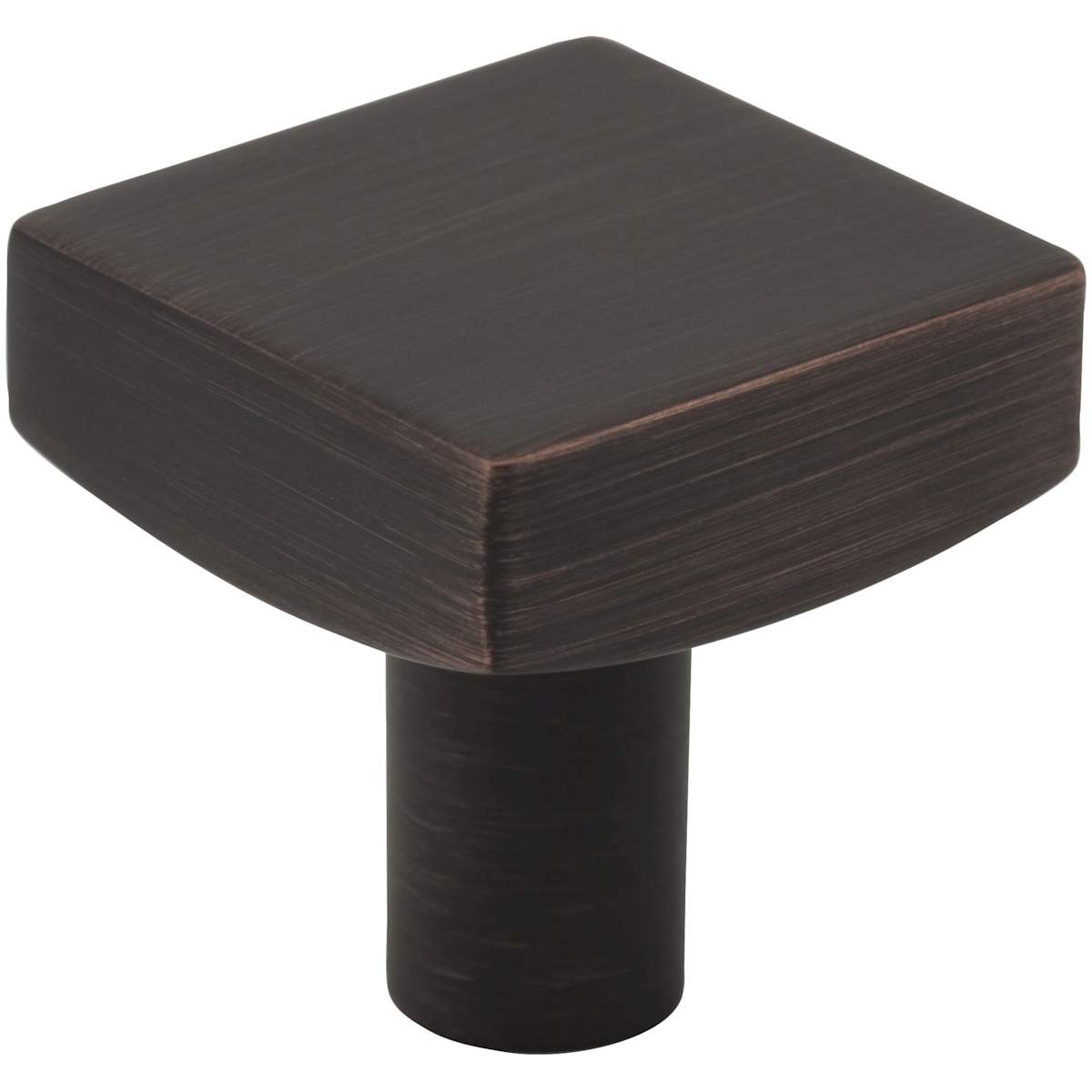 Jeffrey Alexander - 845BNBDL - Dominique 1-1/8" Thick Square Cabinet Knob / Drawer Knob in Brushed Pewter