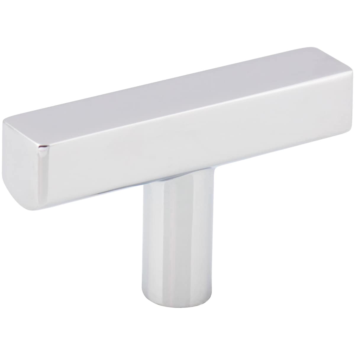 Jeffrey Alexander - 845T-PC - Dominique 2 Inch Square "T" Bar Cabinet Knob / Drawer Knob in Polished Chrome