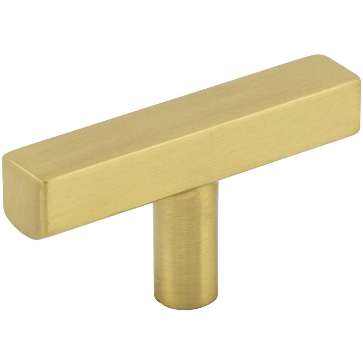 Jeffrey Alexander - 845TL-MB - Dominique 2-1/4 Inch Square "T" Bar Cabinet Knob / Drawer Knob in Matte Black