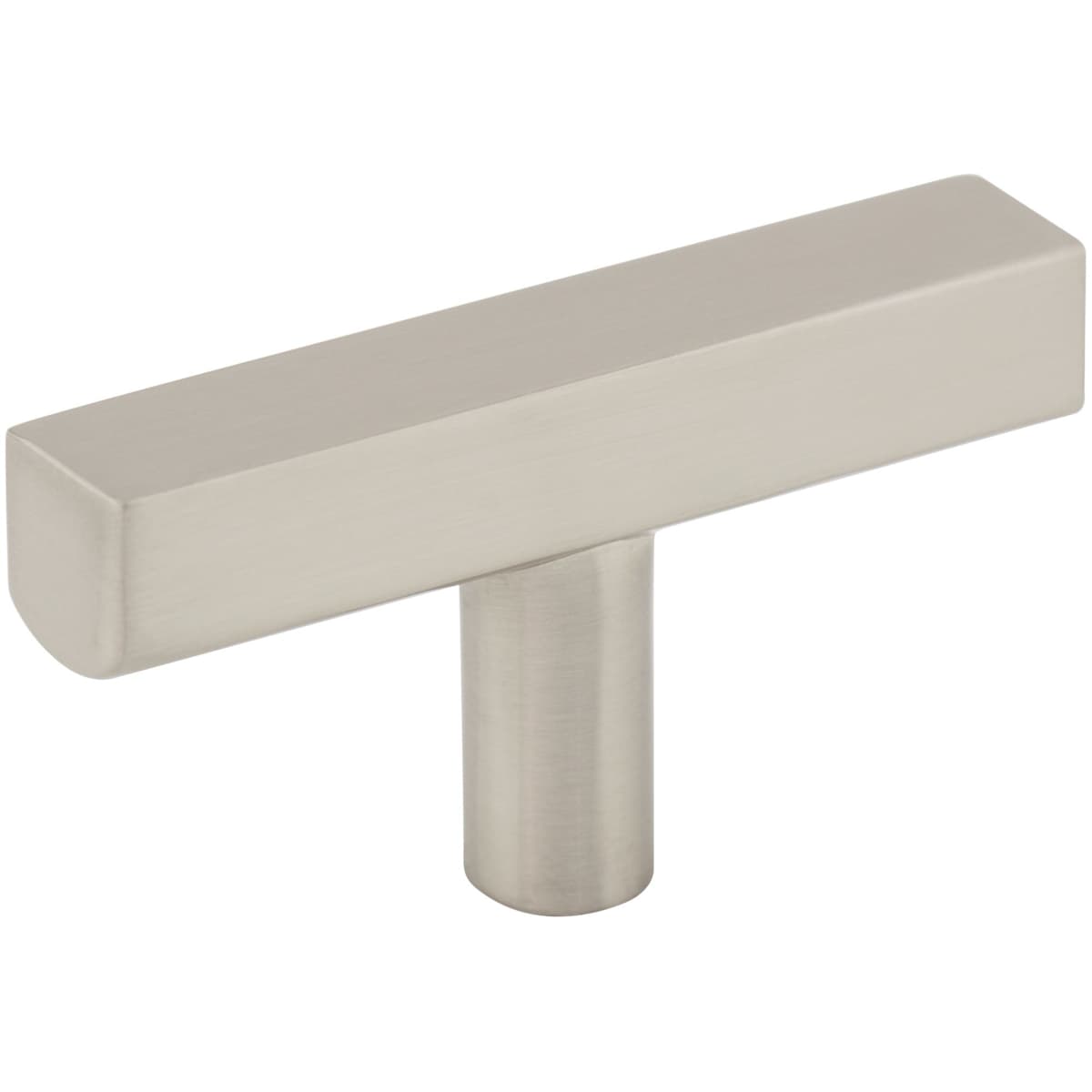 Jeffrey Alexander - 845TL-MB - Dominique 2-1/4 Inch Square "T" Bar Cabinet Knob / Drawer Knob in Matte Black