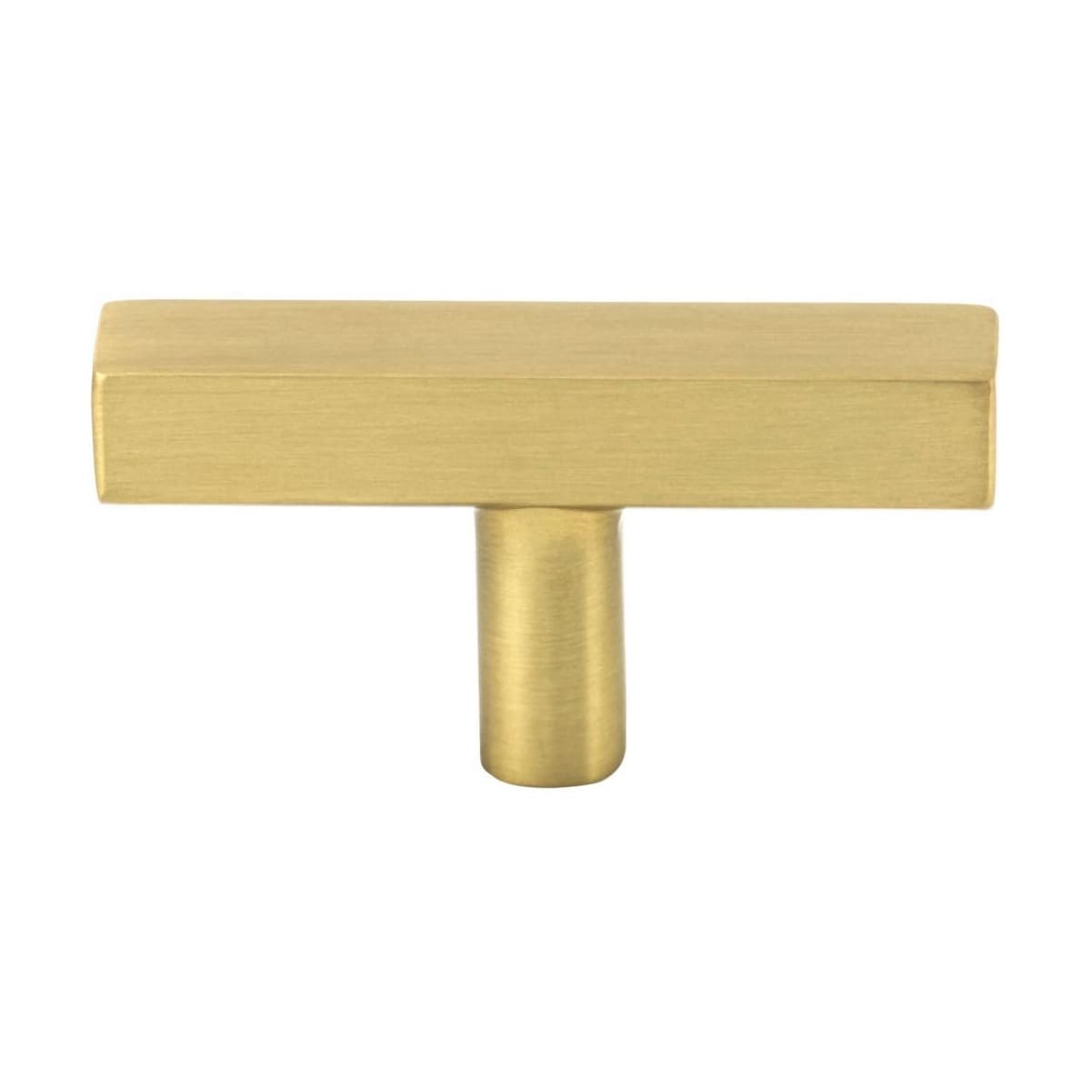 Dominique 2-1/4 Inch Square "T" Bar Cabinet Knob / Drawer Knob