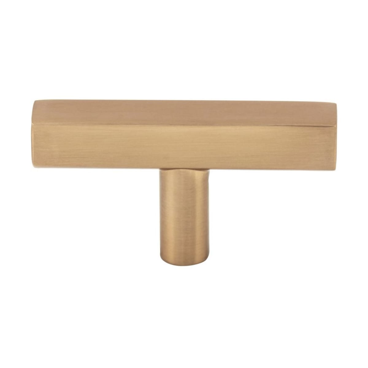 Dominique 2-1/4 Inch Square "T" Bar Cabinet Knob / Drawer Knob