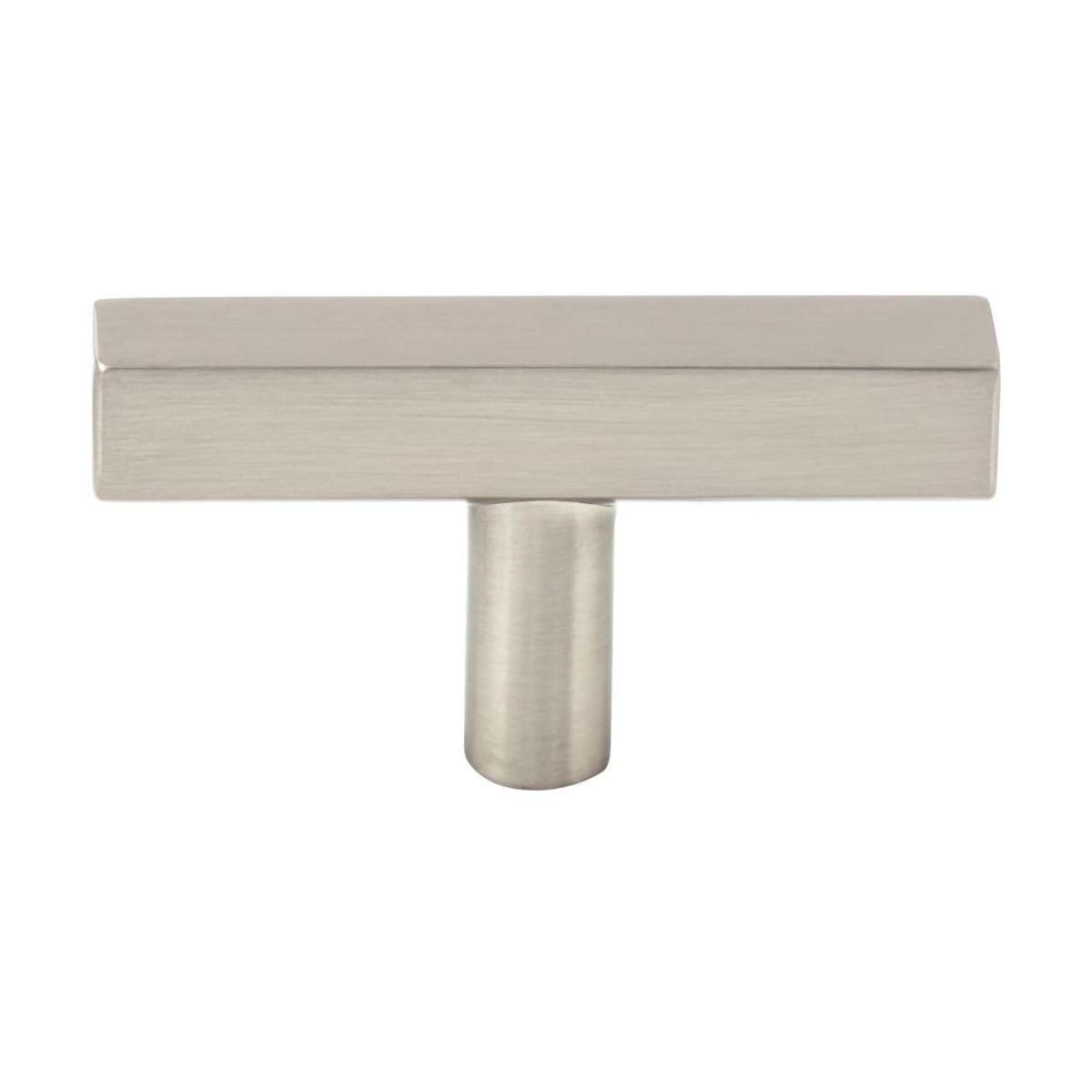 Dominique 2-1/4 Inch Square "T" Bar Cabinet Knob / Drawer Knob