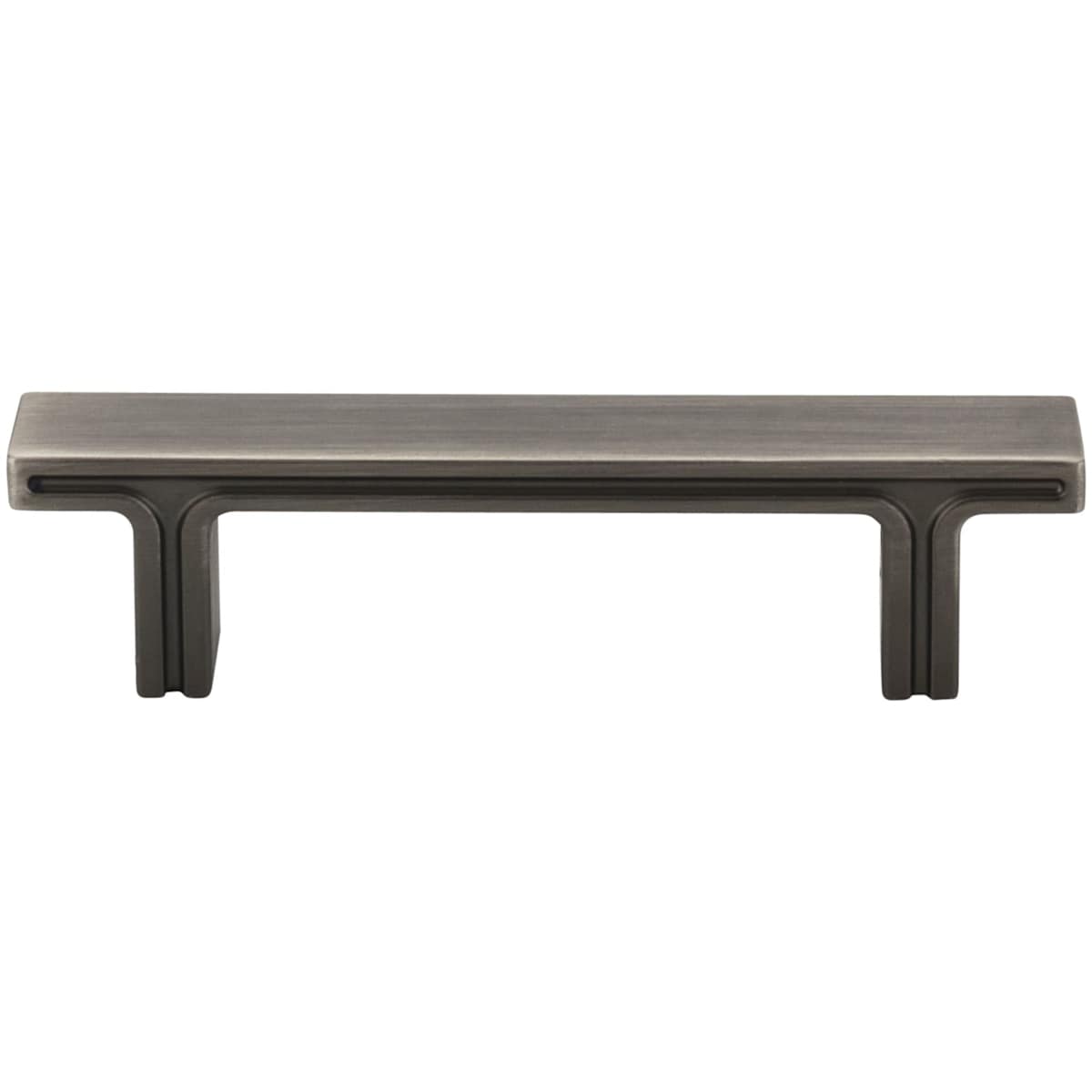 Jeffrey Alexander - 867-3SN - Anwick 3" Center to Center Modern Linear Flat Bar Cabinet Handle / Drawer Pull in Satin Nickel