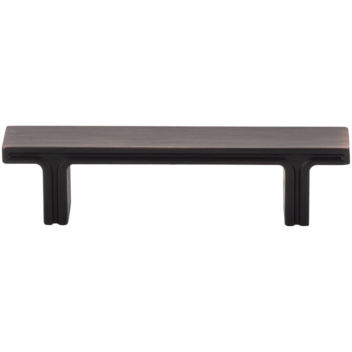 Jeffrey Alexander - 867-3SN - Anwick 3" Center to Center Modern Linear Flat Bar Cabinet Handle / Drawer Pull in Satin Nickel