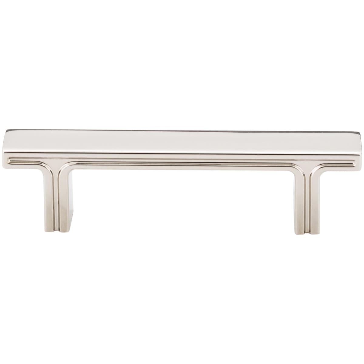 Jeffrey Alexander - 867-3SN - Anwick 3" Center to Center Modern Linear Flat Bar Cabinet Handle / Drawer Pull in Satin Nickel