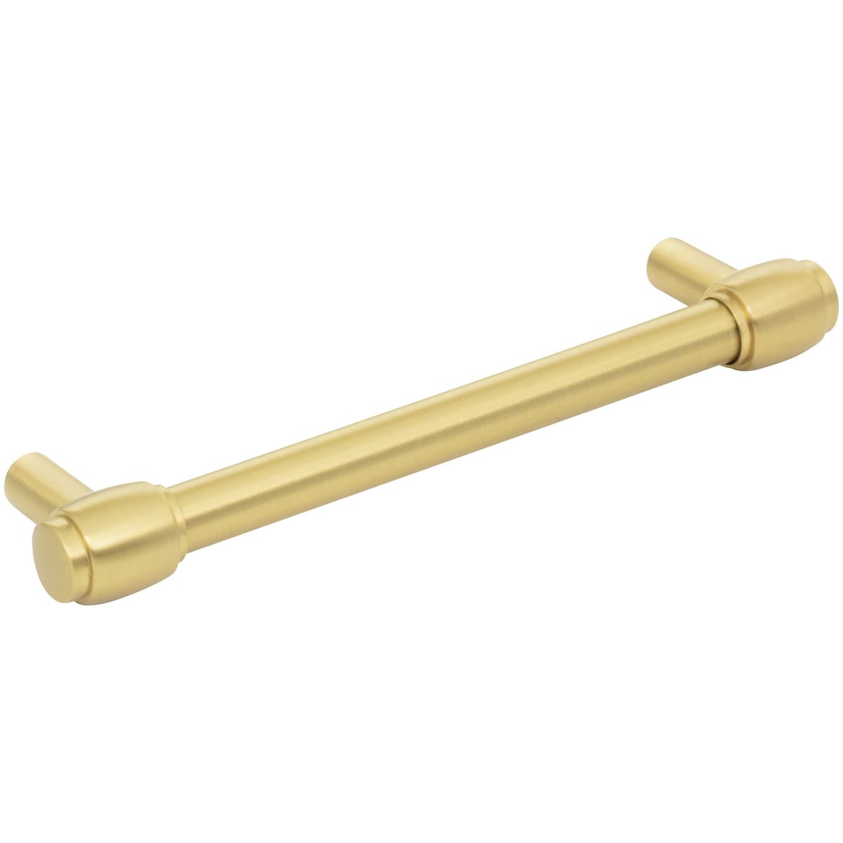 Jeffrey Alexander - 885-128SBZ - Hayworth 5-1/16" (128mm) Center to Center Modern Industrial Pipe Bar Style Cabinet Handle / Drawer Bar Pull in Satin Bronze