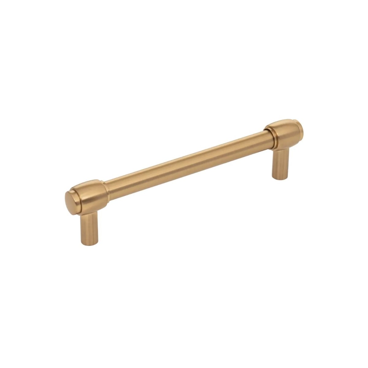 Jeffrey Alexander - 885-128SBZ - Hayworth 5-1/16" (128mm) Center to Center Modern Industrial Pipe Bar Style Cabinet Handle / Drawer Bar Pull in Satin Bronze