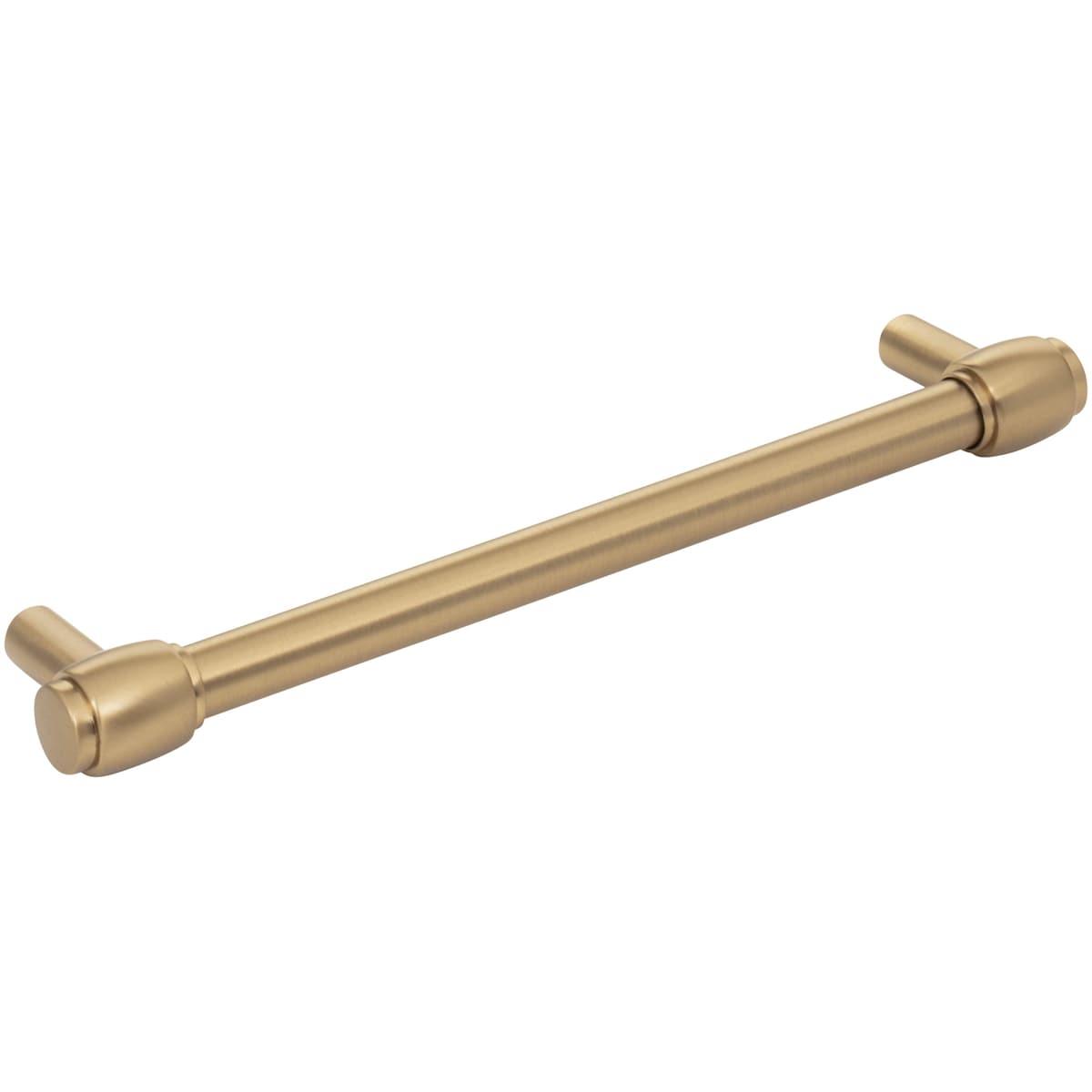 Jeffrey Alexander - 885-160NI - Hayworth 6-5/16 Inch Center to Center Modern Industrial Pipe Bar Style Cabinet Handle / Drawer Bar Pull in Polished Nickel