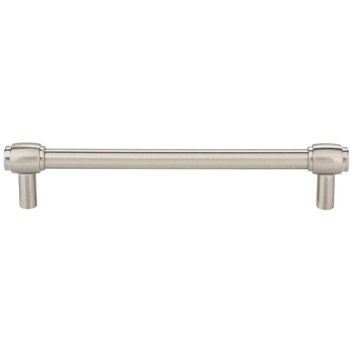 Jeffrey Alexander - 885-160NI - Hayworth 6-5/16 Inch Center to Center Modern Industrial Pipe Bar Style Cabinet Handle / Drawer Bar Pull in Polished Nickel