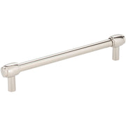 Jeffrey Alexander - 885-160NI - Hayworth 6-5/16 Inch Center to Center Modern Industrial Pipe Bar Style Cabinet Handle / Drawer Bar Pull in Polished Nickel