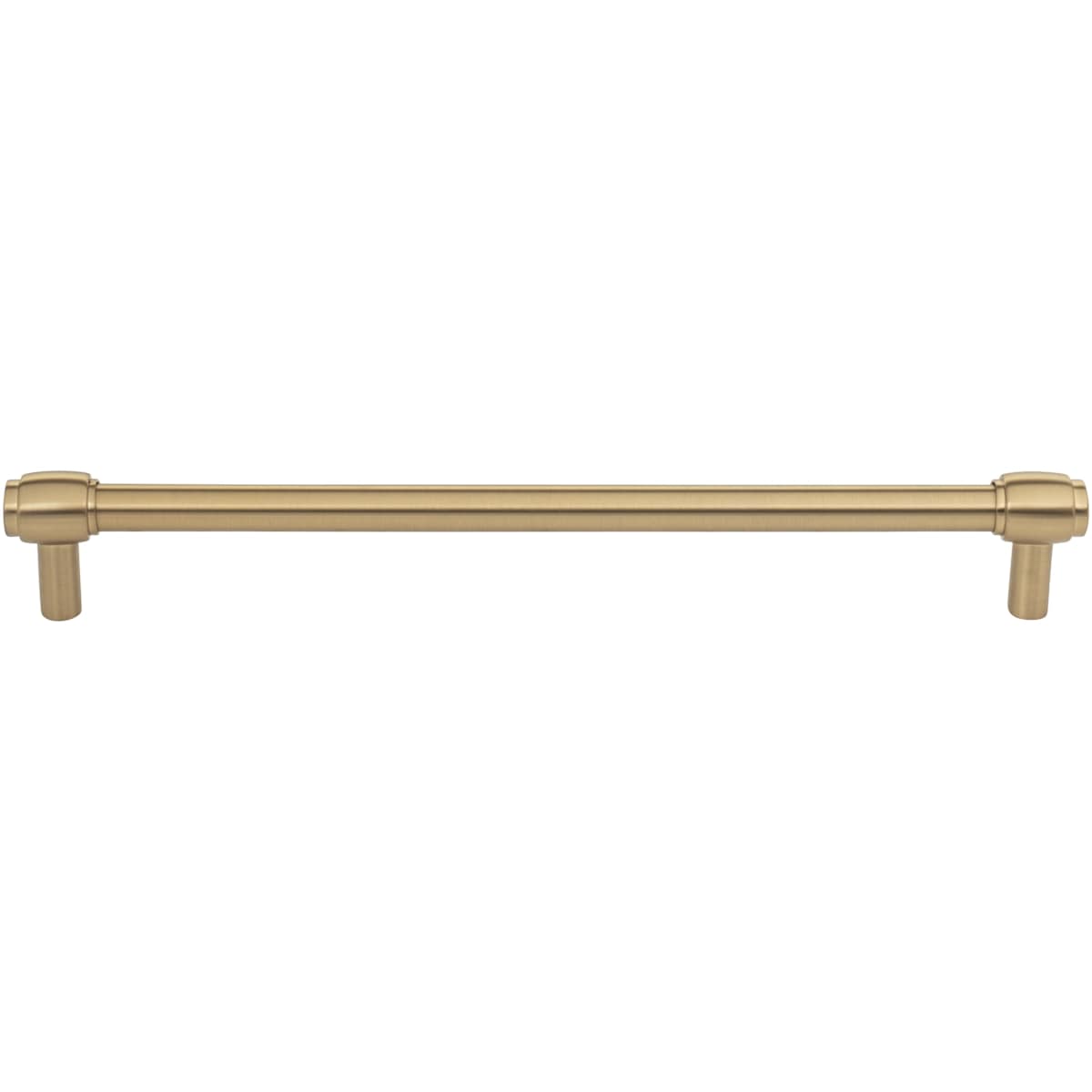 Jeffrey Alexander - 885-224SN - Hayworth 8-13/16" (224mm) Center to Center Modern Industrial Pipe Bar Cabinet Handle / Drawer Bar Pull in Satin Nickel