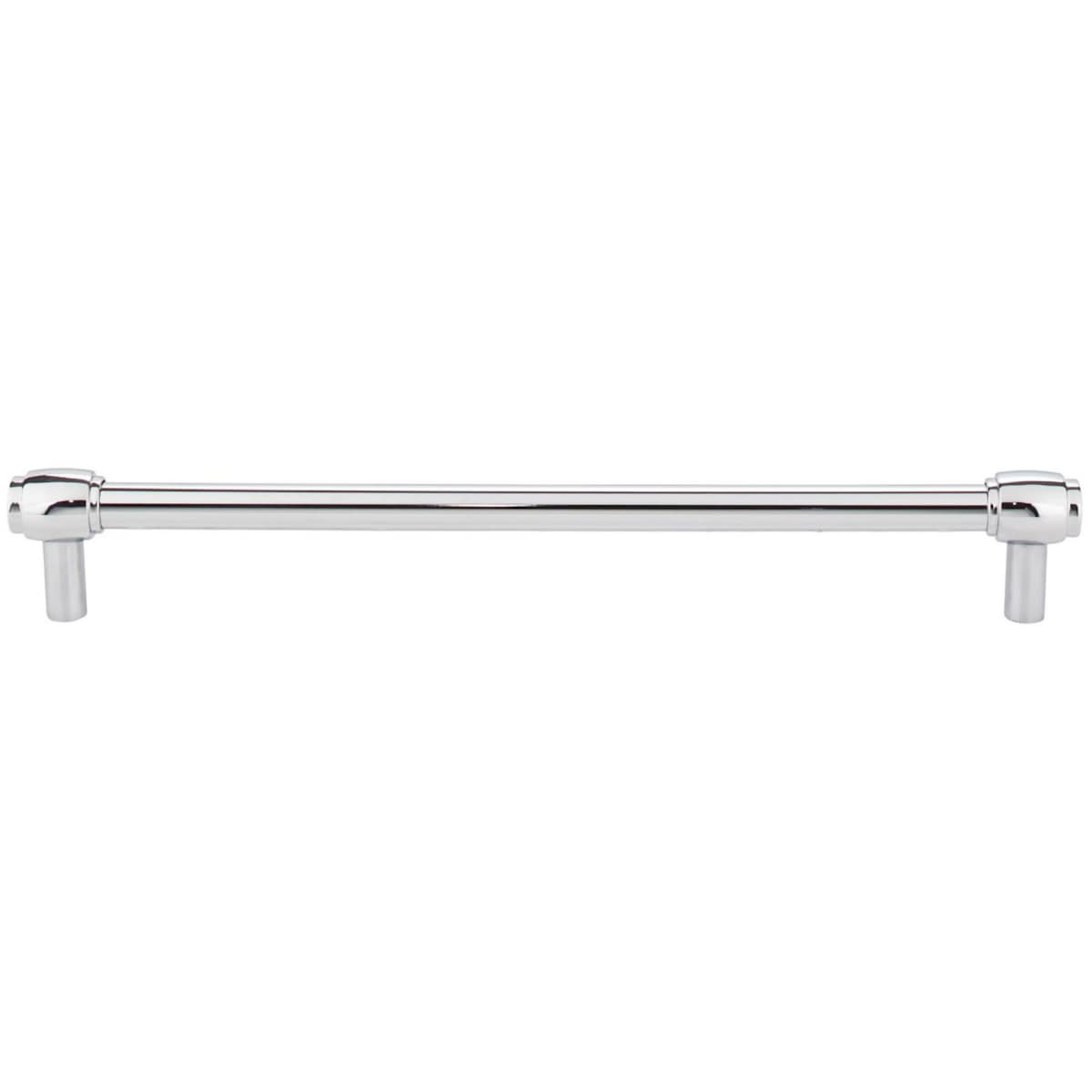 Jeffrey Alexander - 885-224SN - Hayworth 8-13/16" (224mm) Center to Center Modern Industrial Pipe Bar Cabinet Handle / Drawer Bar Pull in Satin Nickel