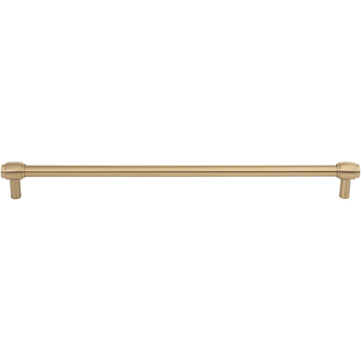 Jeffrey Alexander - 885-305PC - Hayworth 12" Center to Center Modern Industrial Pipe Bar Style Large Cabinet Handle / Drawer Bar Pull in Polished Chrome