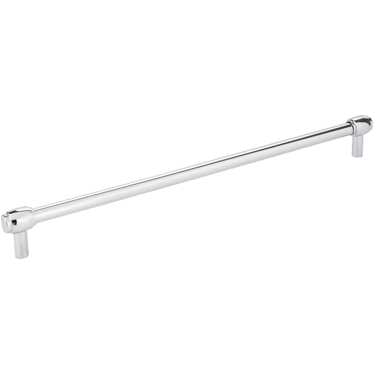 Jeffrey Alexander - 885-305PC - Hayworth 12" Center to Center Modern Industrial Pipe Bar Style Large Cabinet Handle / Drawer Bar Pull in Polished Chrome