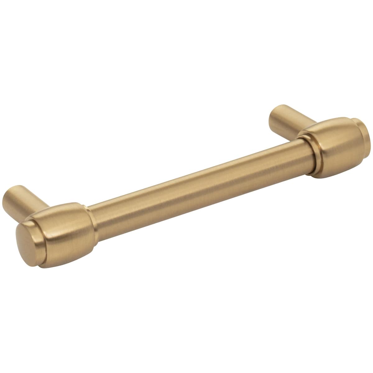 Jeffrey Alexander - 885-96MB - Hayworth 3-3/4" Center to Center Modern Industrial Pipe Bar Style Cabinet Handle / Drawer Bar Pull in Matte Black