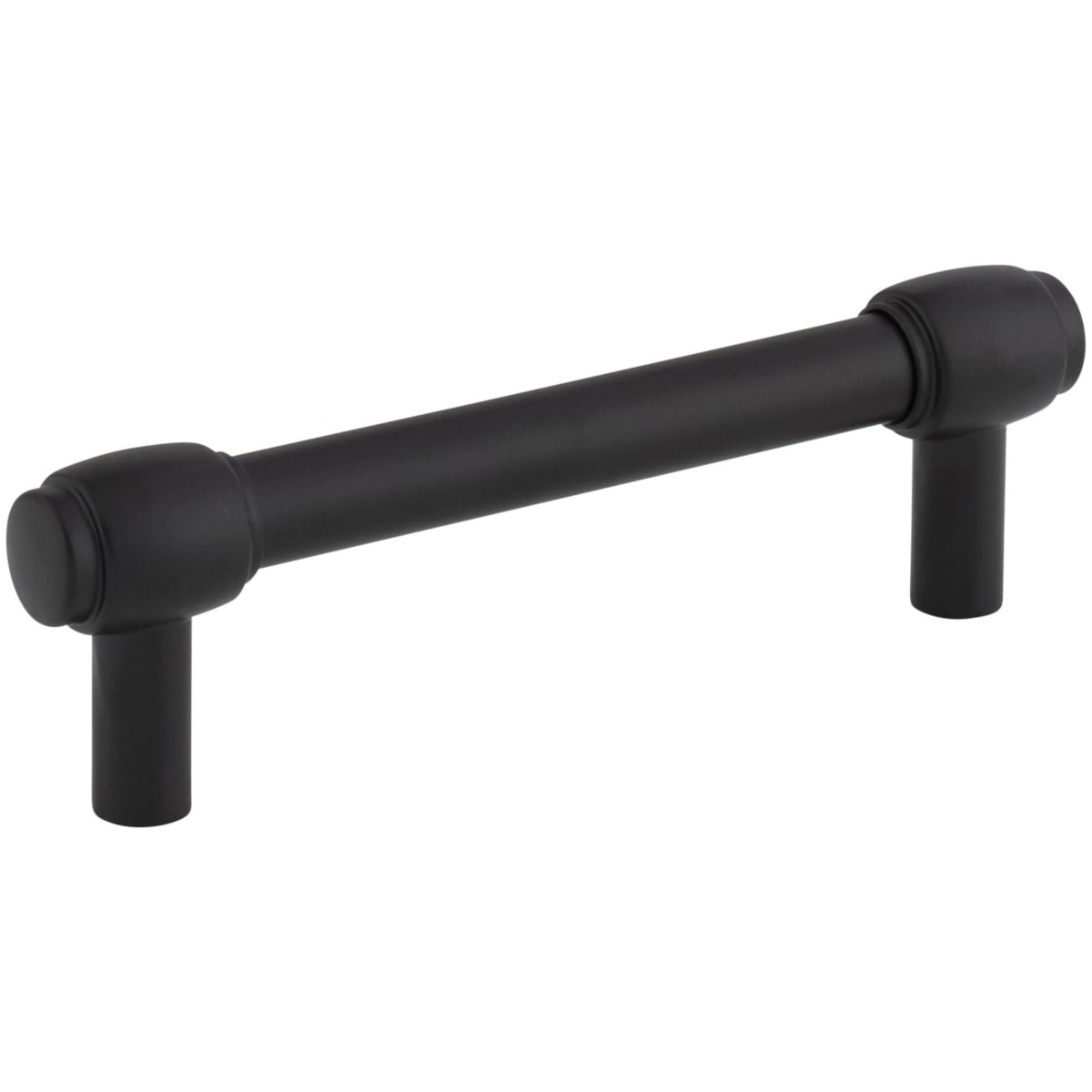 Jeffrey Alexander - 885-96MB - Hayworth 3-3/4" Center to Center Modern Industrial Pipe Bar Style Cabinet Handle / Drawer Bar Pull in Matte Black