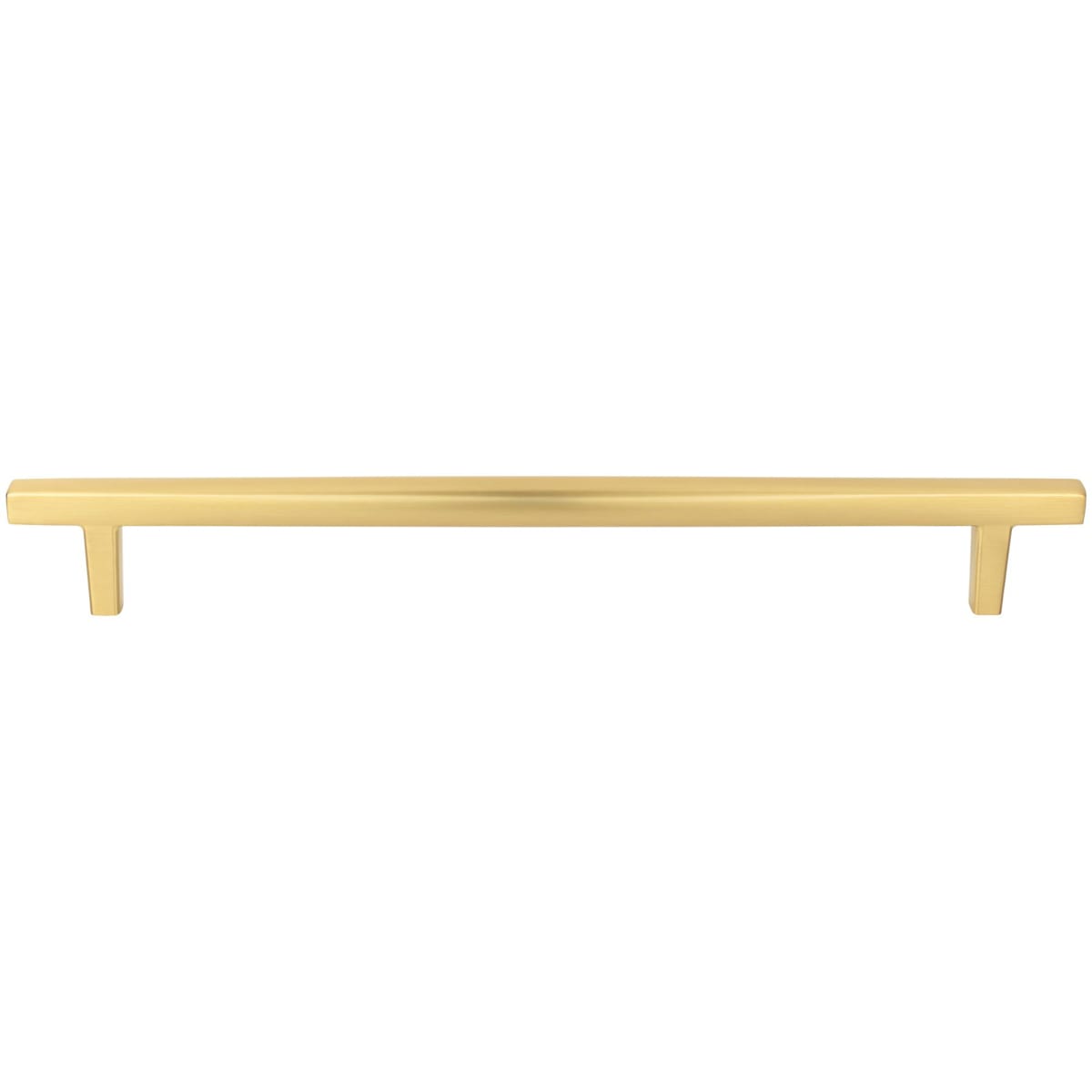 Jeffrey Alexander - 905-12BG - Whitlock 12" Center to Center Square Bar Appliance Handle / Pull in Brushed Gold
