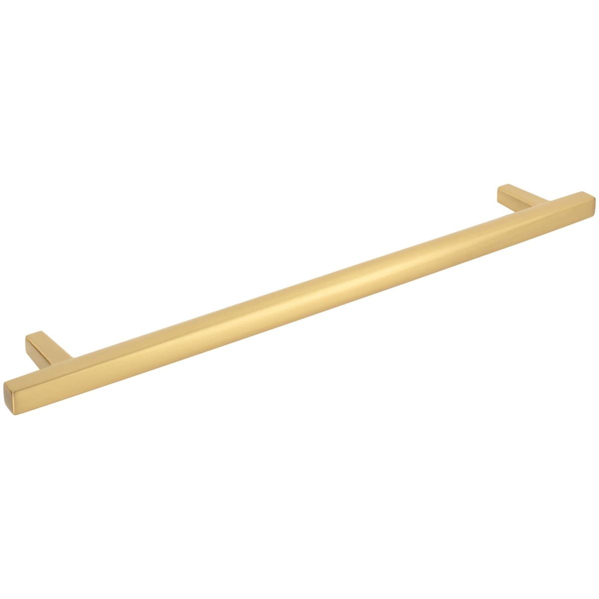 Jeffrey Alexander - 905-12BG - Whitlock 12" Center to Center Square Bar Appliance Handle / Pull in Brushed Gold