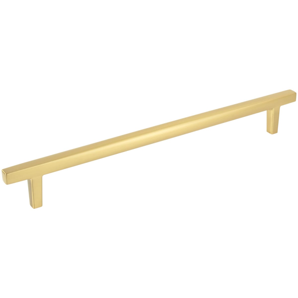 Jeffrey Alexander - 905-12BG - Whitlock 12" Center to Center Square Bar Appliance Handle / Pull in Brushed Gold