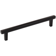 Jeffrey Alexander - 905-160MB - Whitlock 6-5/16" Center to Center Contemporary Square Bar Cabinet Handle / Drawer Pull in Matte Black