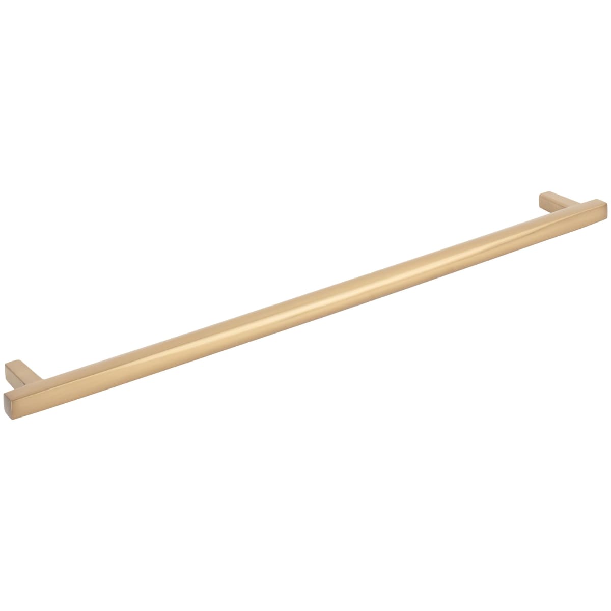 Jeffrey Alexander - 905-305BG - Whitlock 12" Center to Center Contemporary Square Bar Large Cabinet Handle / Drawer Pull in Brushed Gold