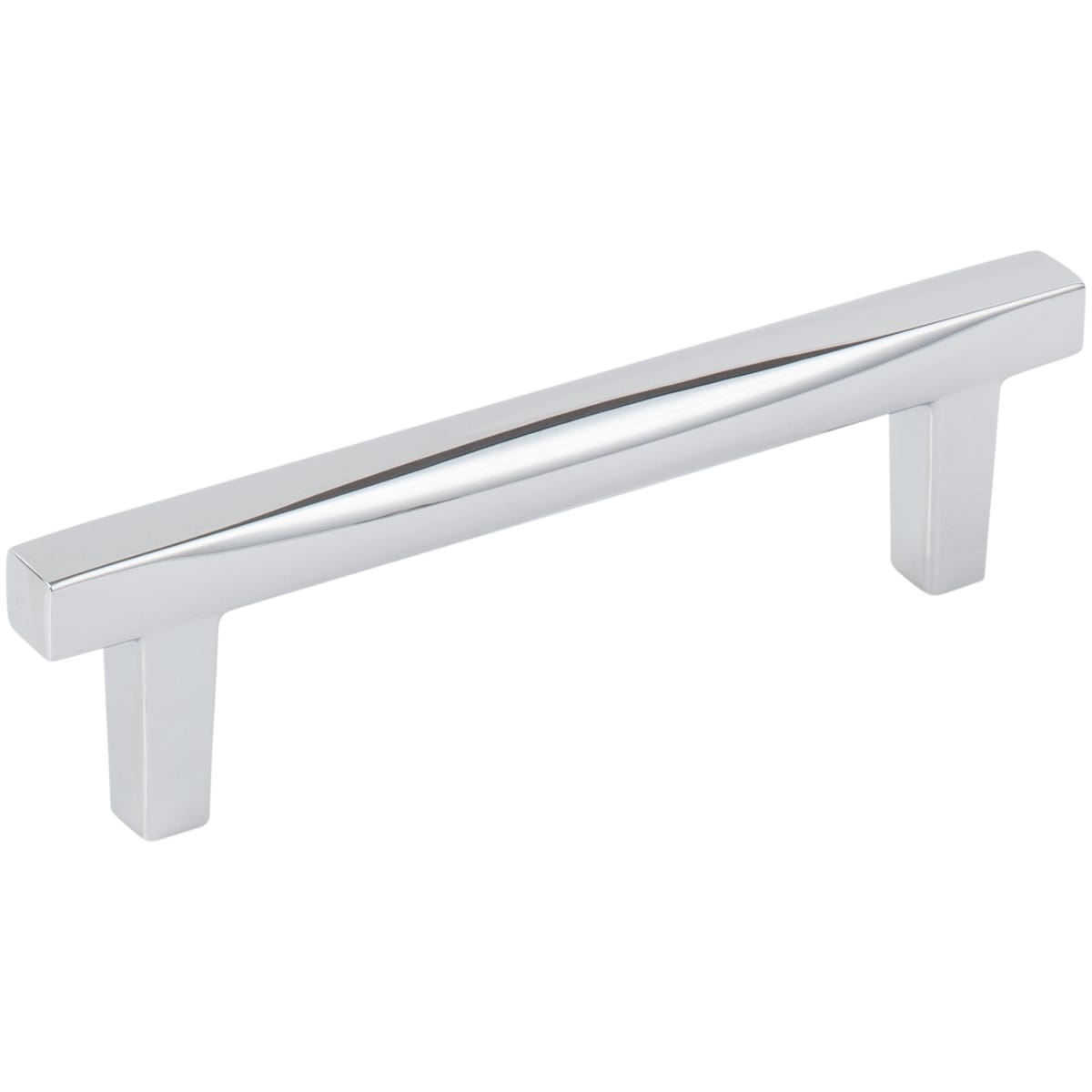 Jeffrey Alexander - 905-96PC - Whitlock 3-3/4" Center to Center Contemporary Square Bar Cabinet Handle / Drawer Pull in Polished Chrome